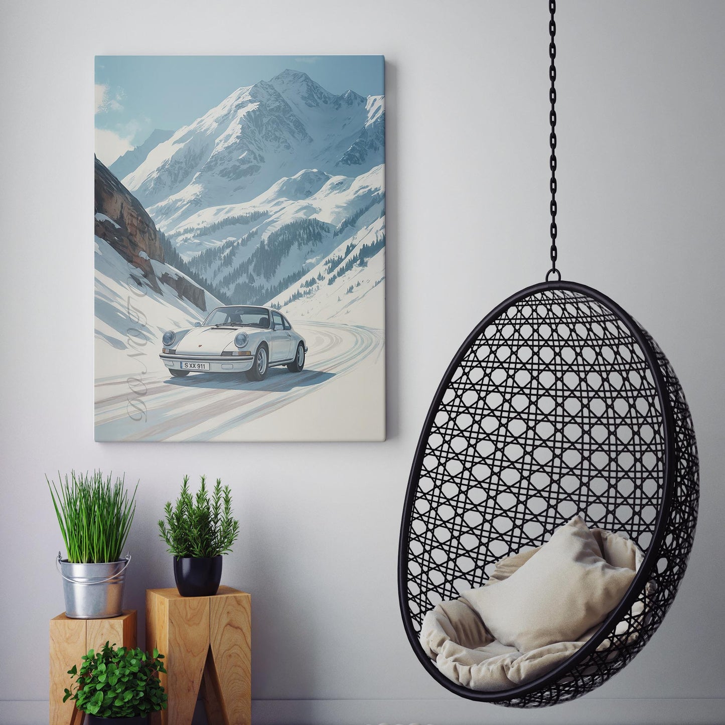 Porsche 911 In The Mountains