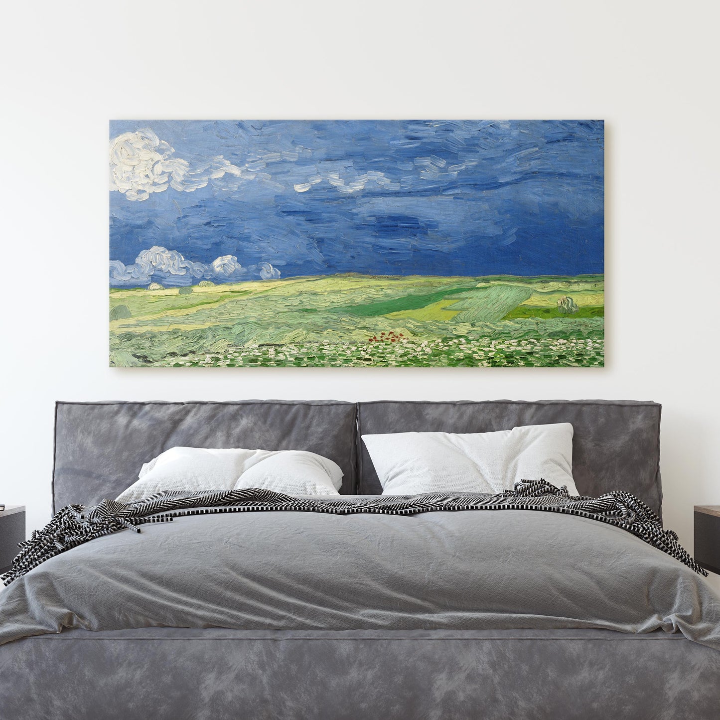 Wheatfield Under Thunderclouds by Van Gogh
