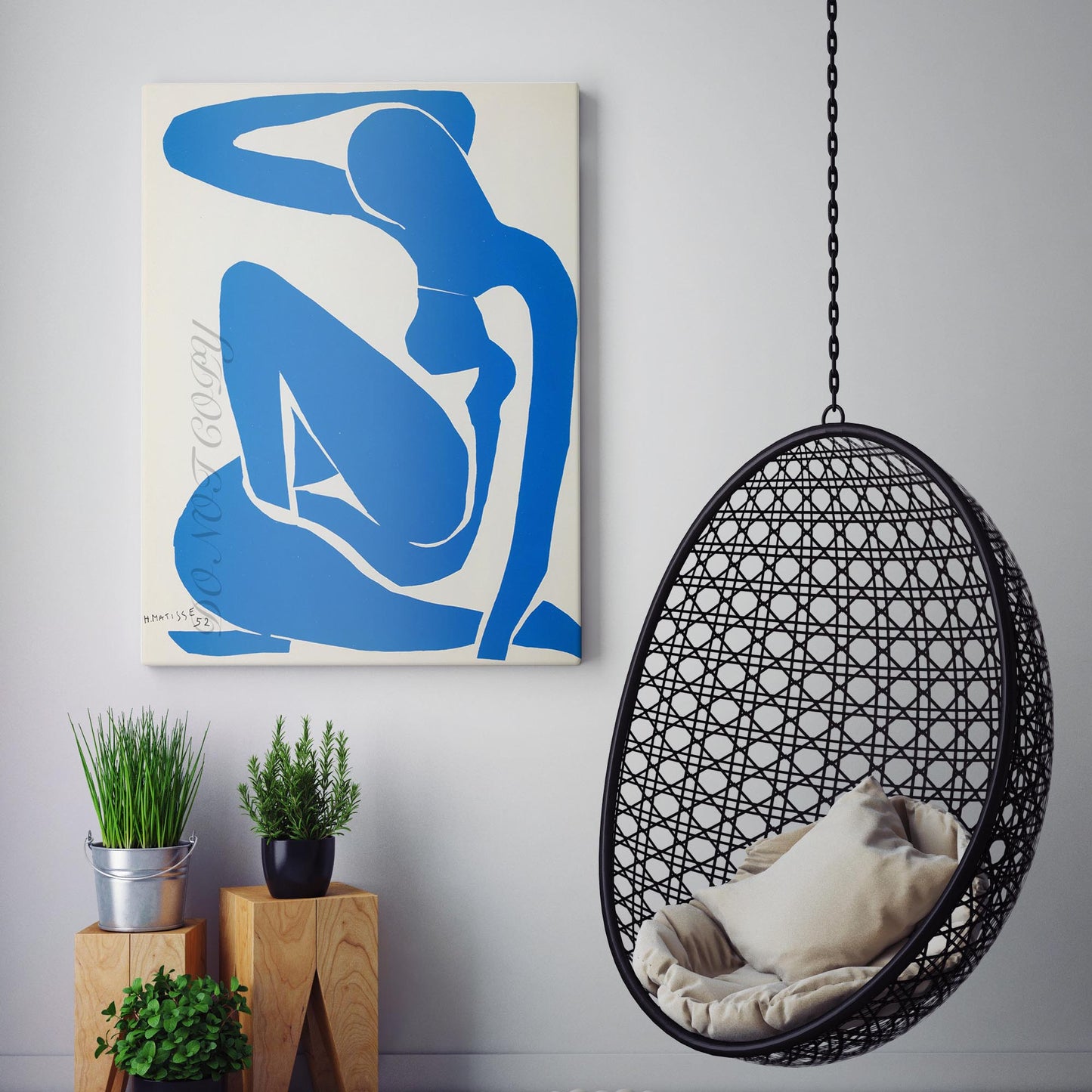 Blue Nude I (Nu Bleu I) - Henri Matisse