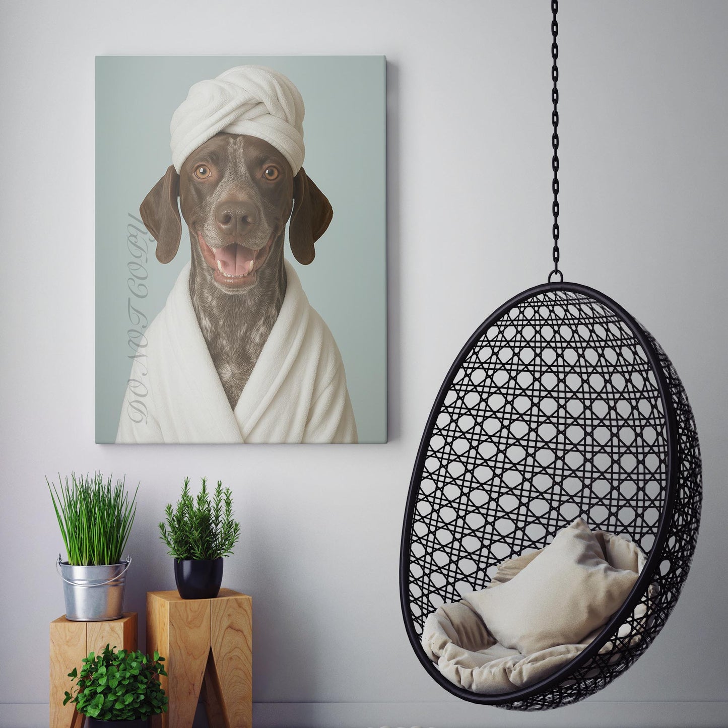 German Shorthaired Pointer Dog Bath Towel