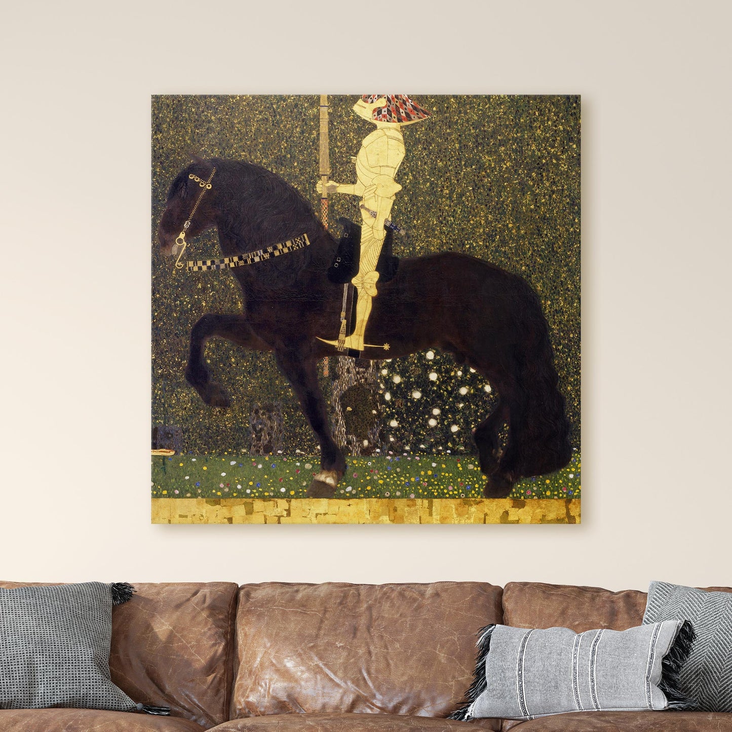 The Golden Knight by Gustav Klimt