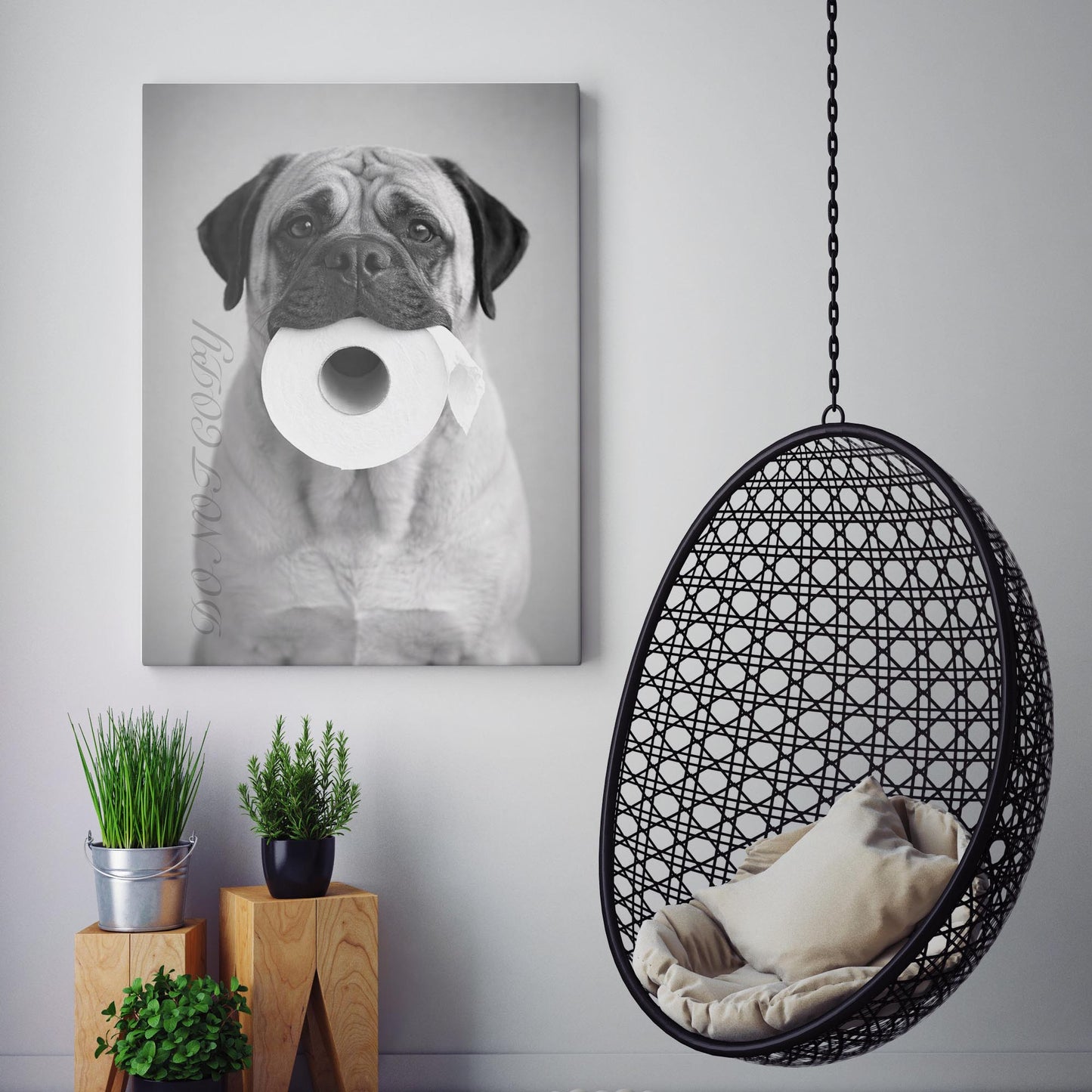 Mastiff Dog Toilet Paper