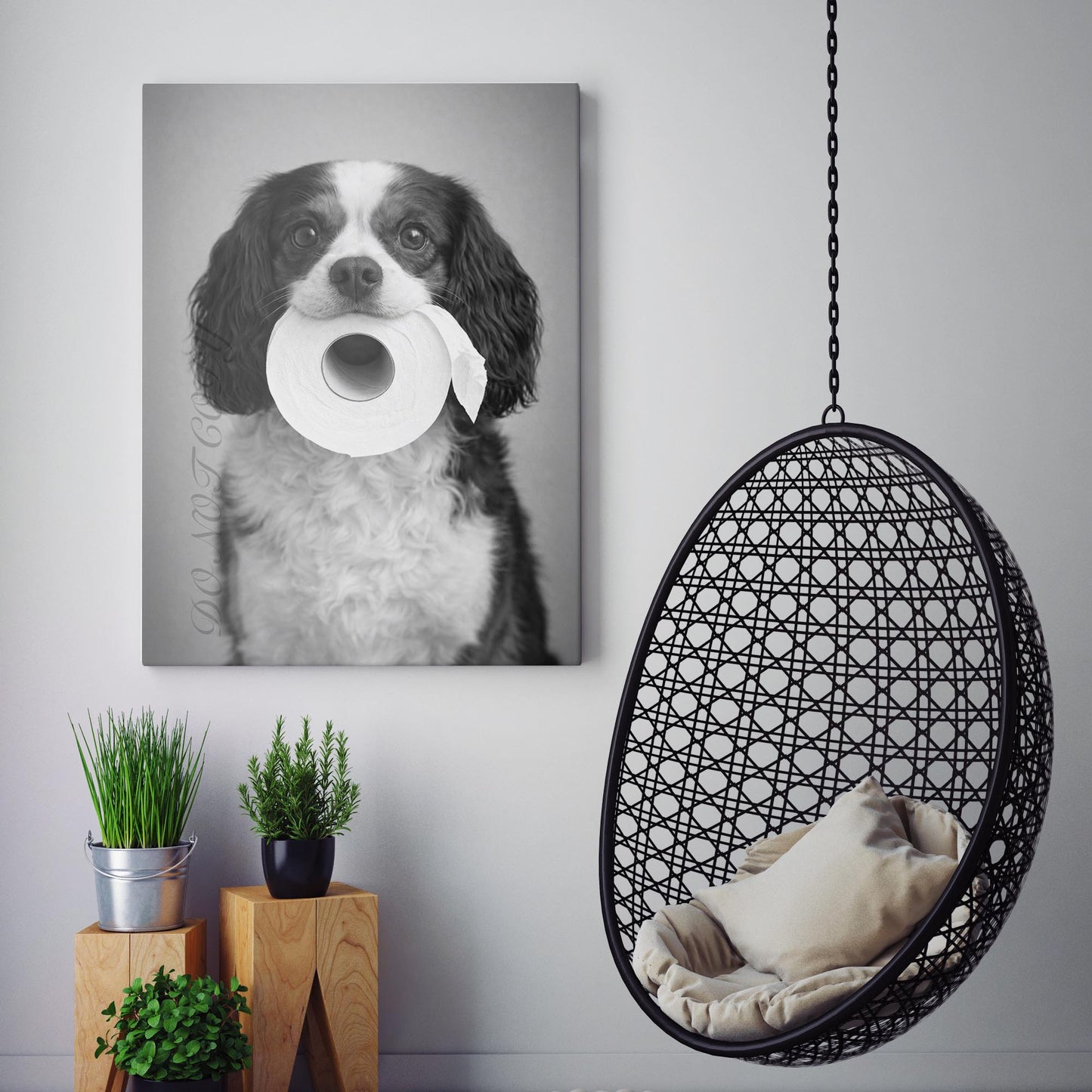 Cavalier King Charles Spaniel Dog Toilet Paper