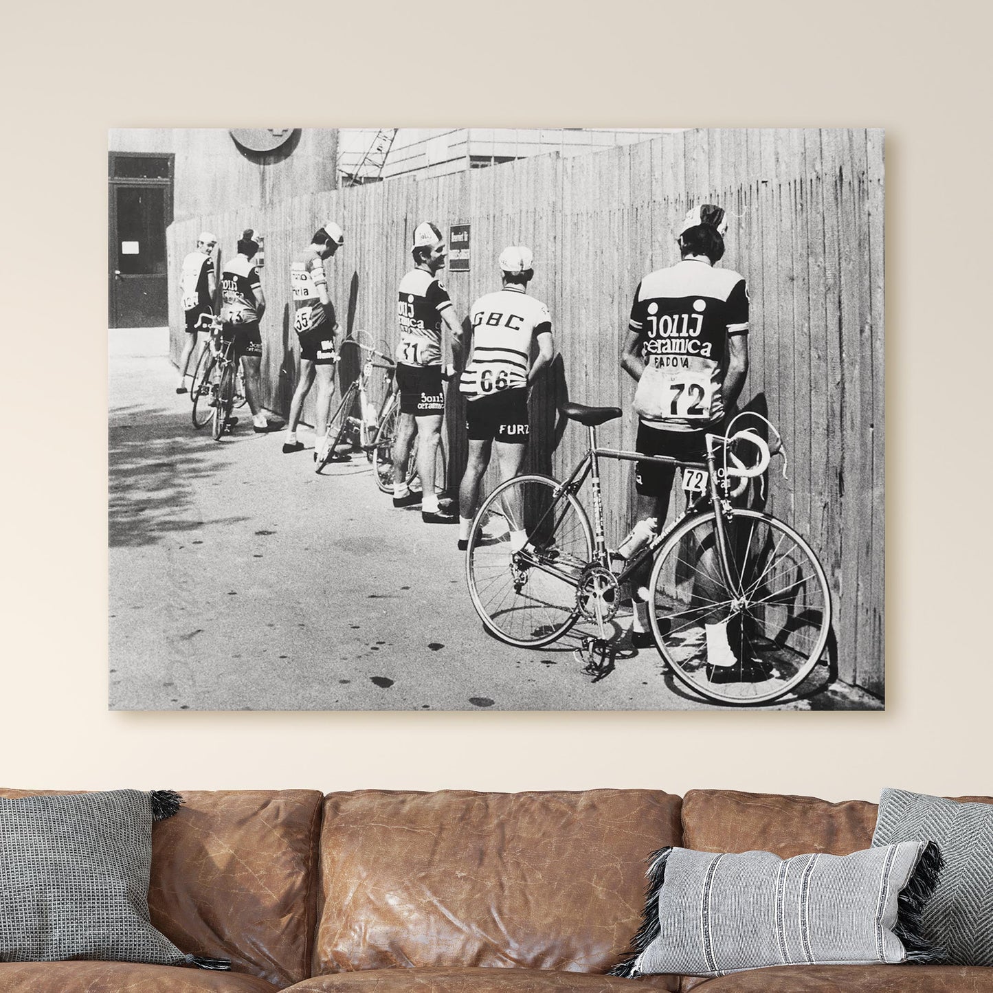Cyclists Stopping For A Necessary Break