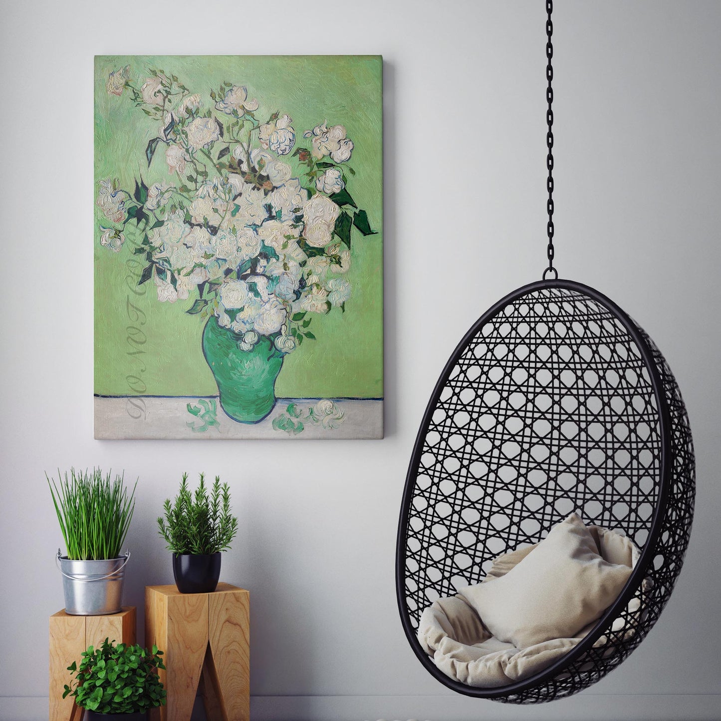 A Vase of Roses, 1890 by Van Gogh