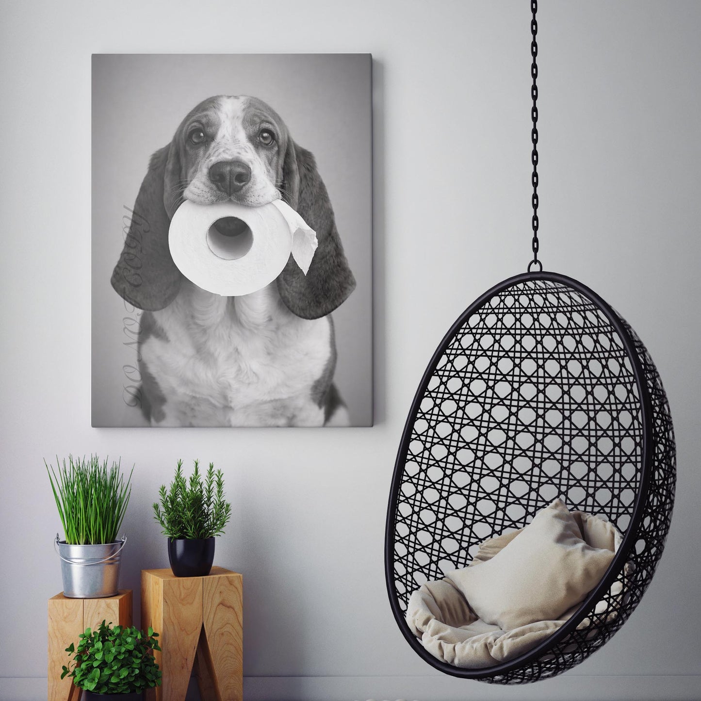 Basset Hound Toilet Paper