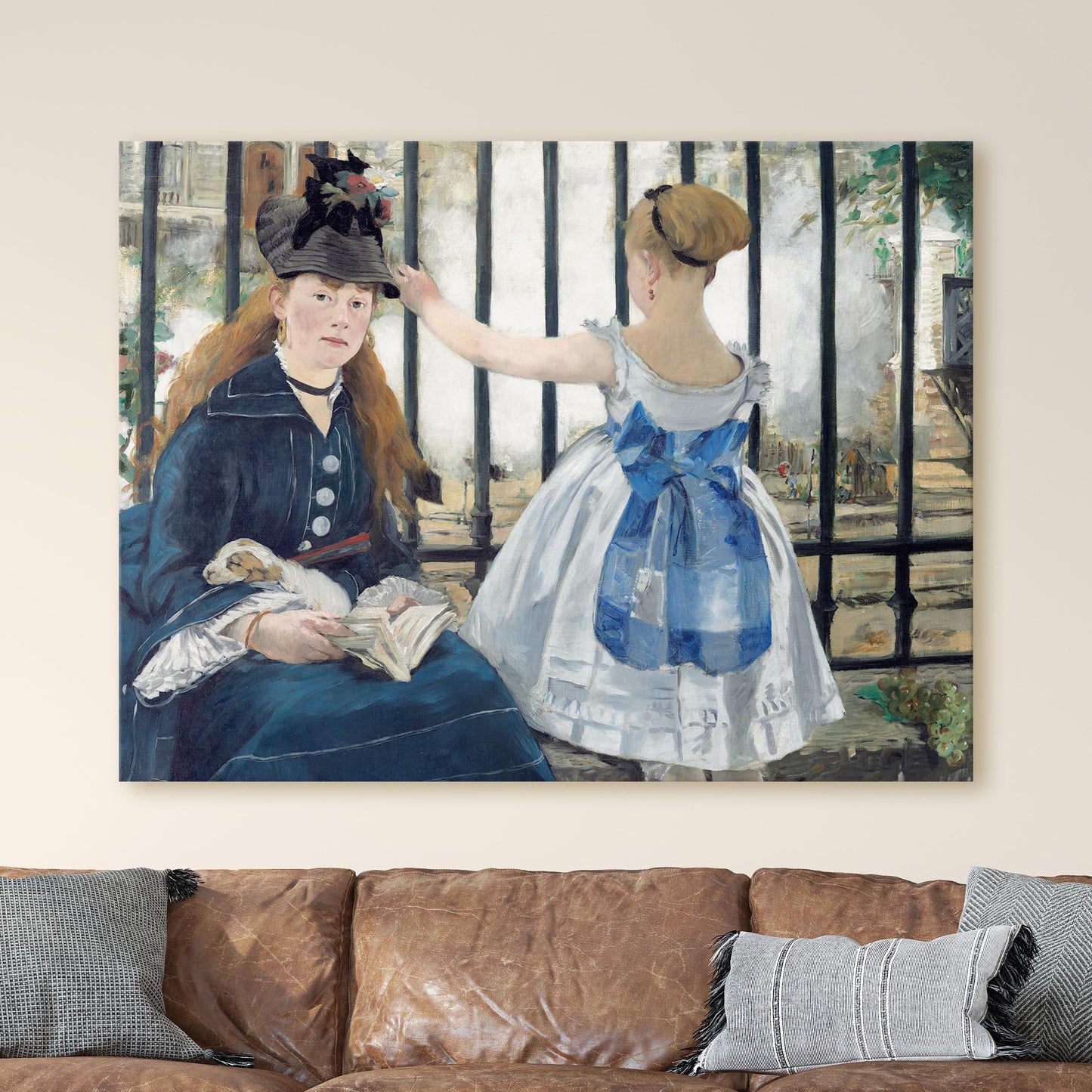 The Railway by Edouard Manet