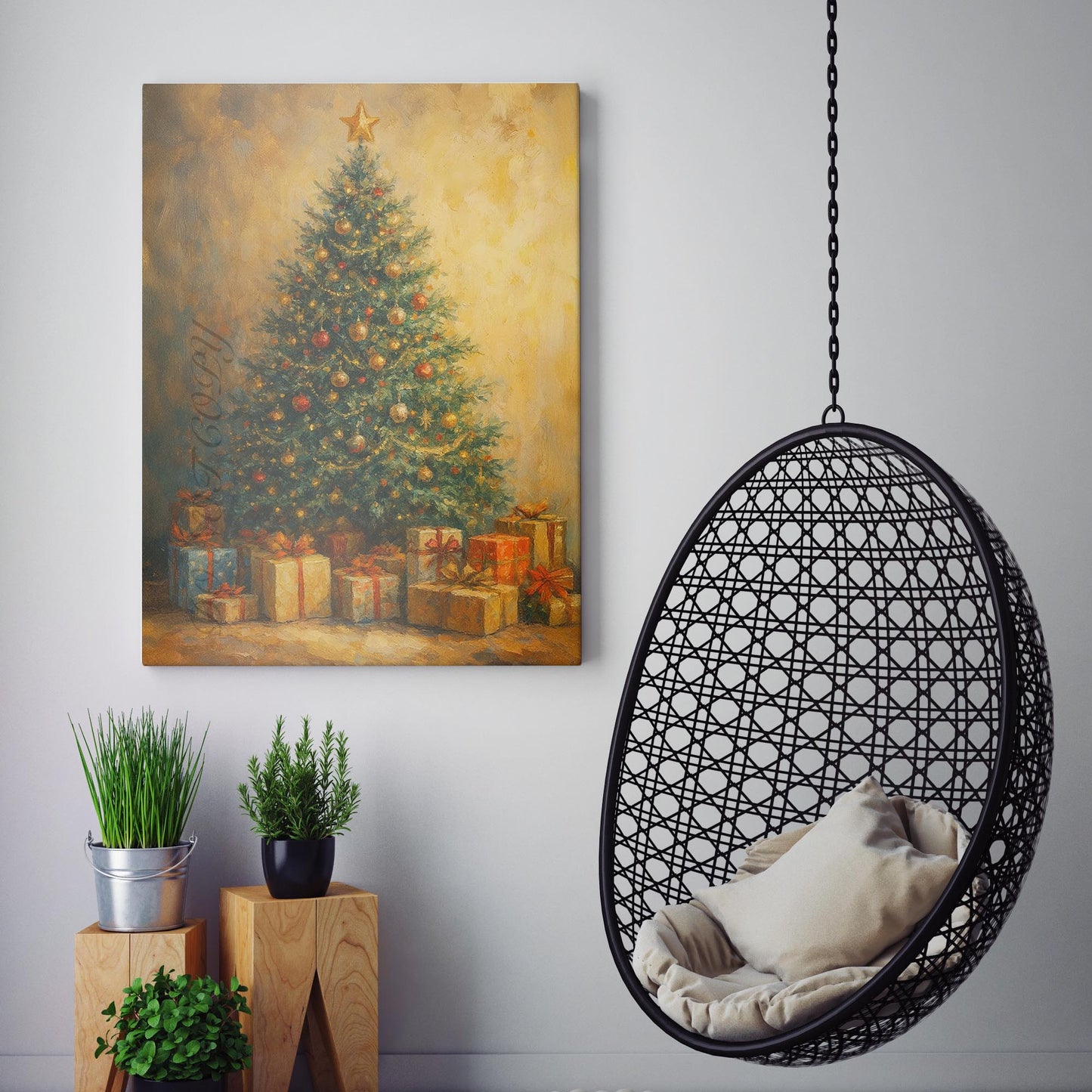 Christmas Tree With Presents