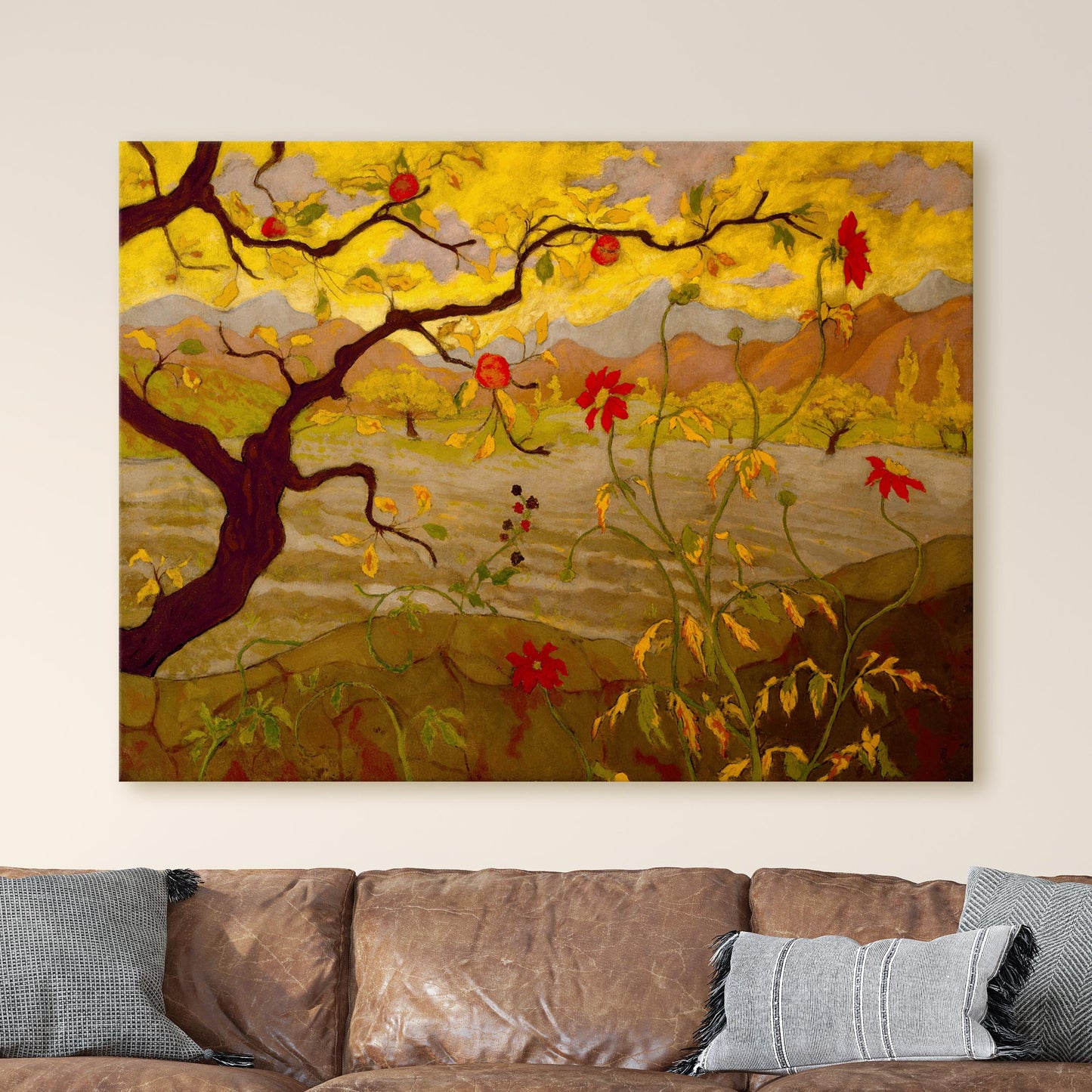 Apple Tree with Red Fruit - Paul Ranson