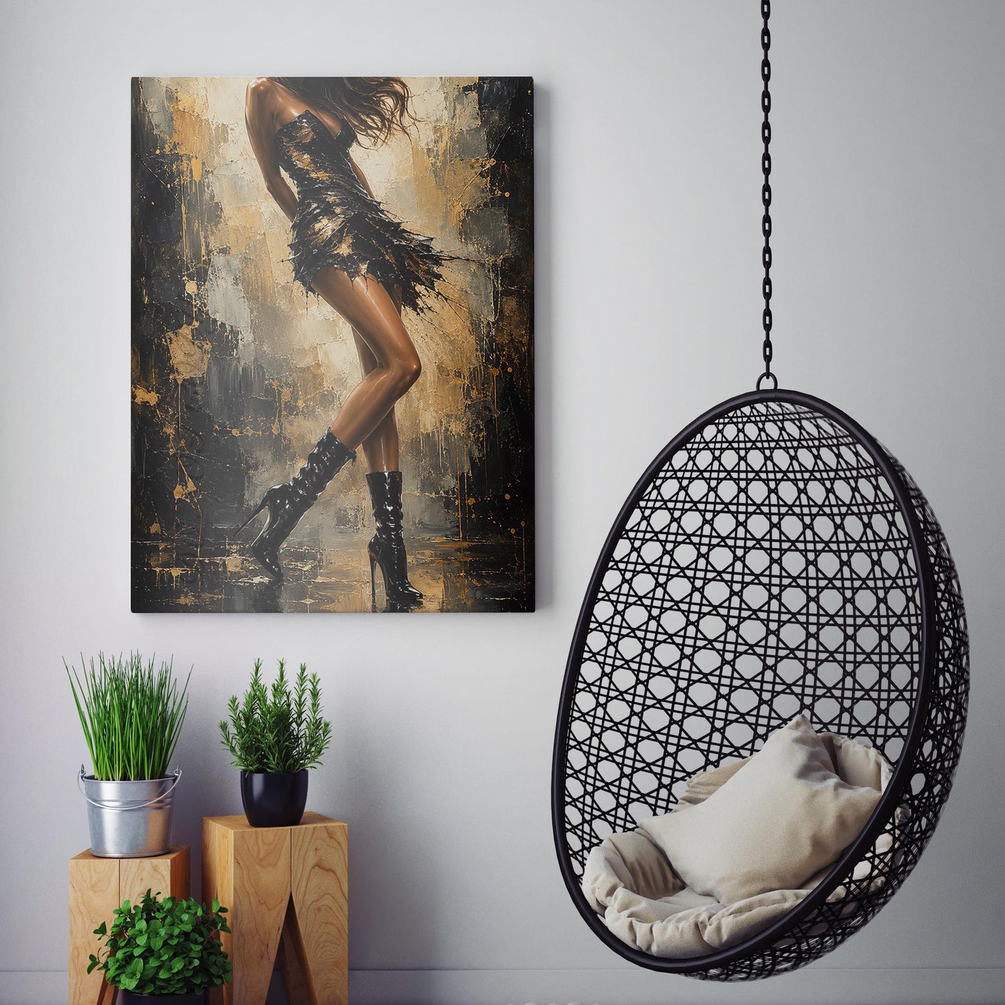 Shadow Dance in Gold