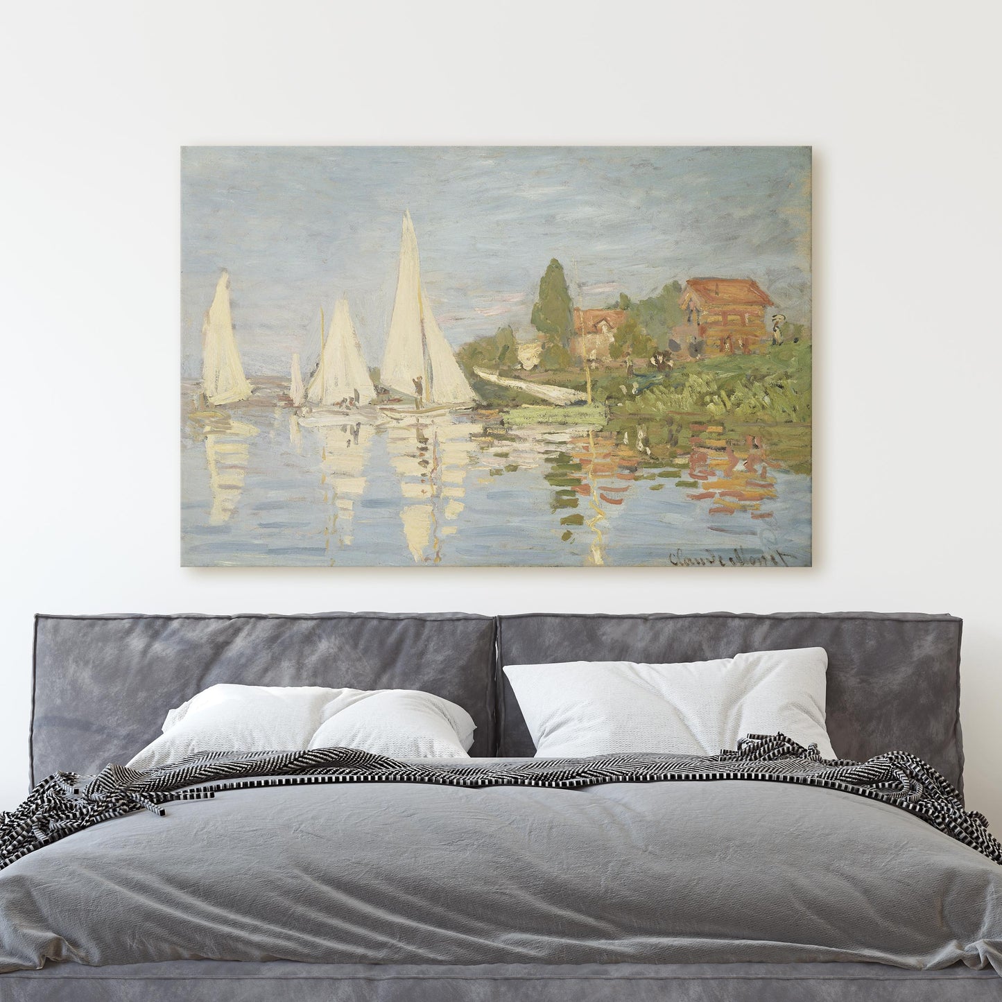 Regatta at Argenteuil by Claude Monet