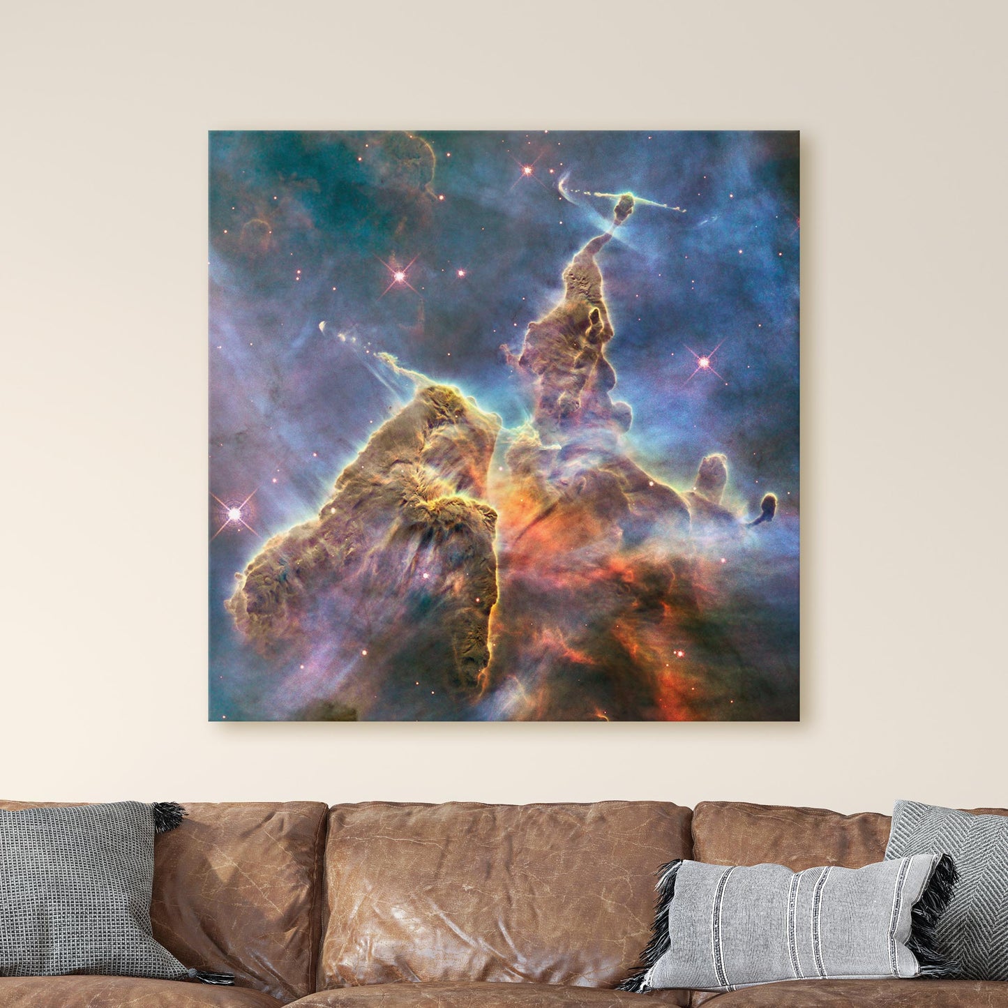 Mystic Mountain in Carina Nebula (NASA Hubble Space Telescope)