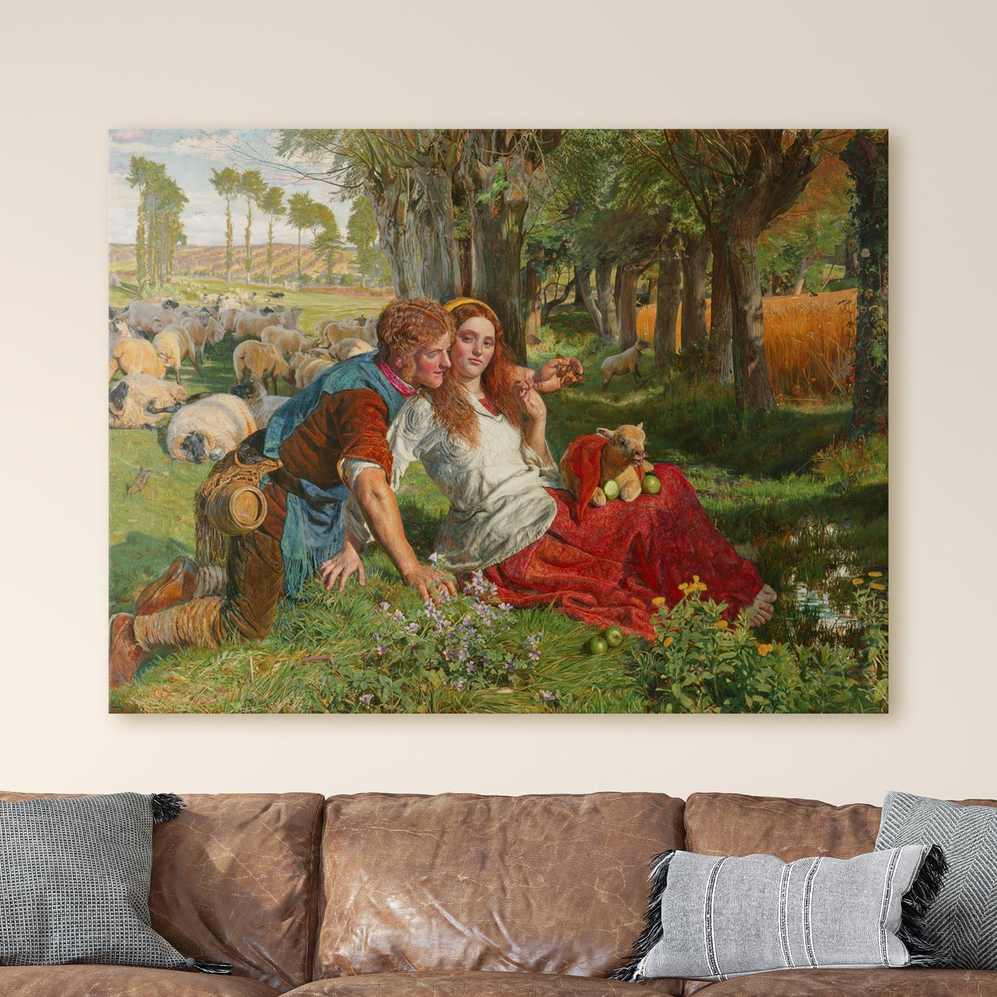 The Hireling Shepherd - William Holman Hunt