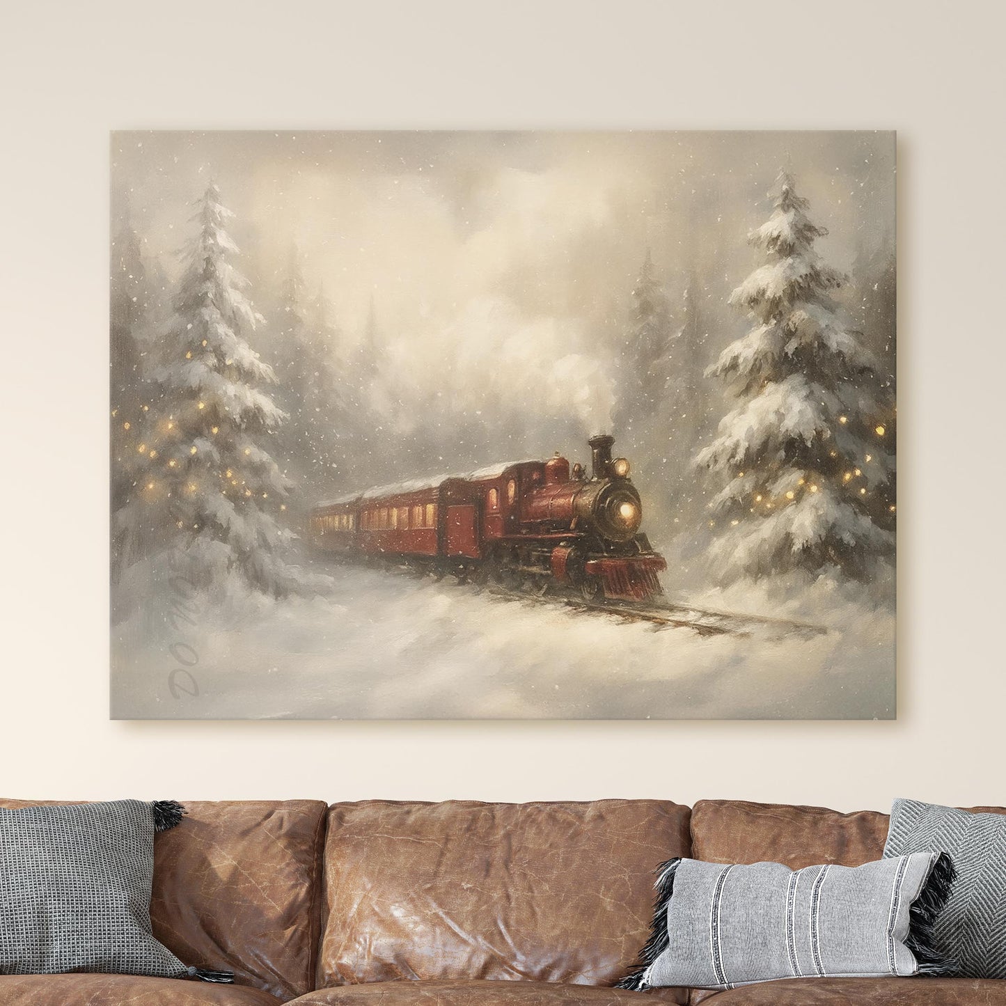 Christmas Winter Train