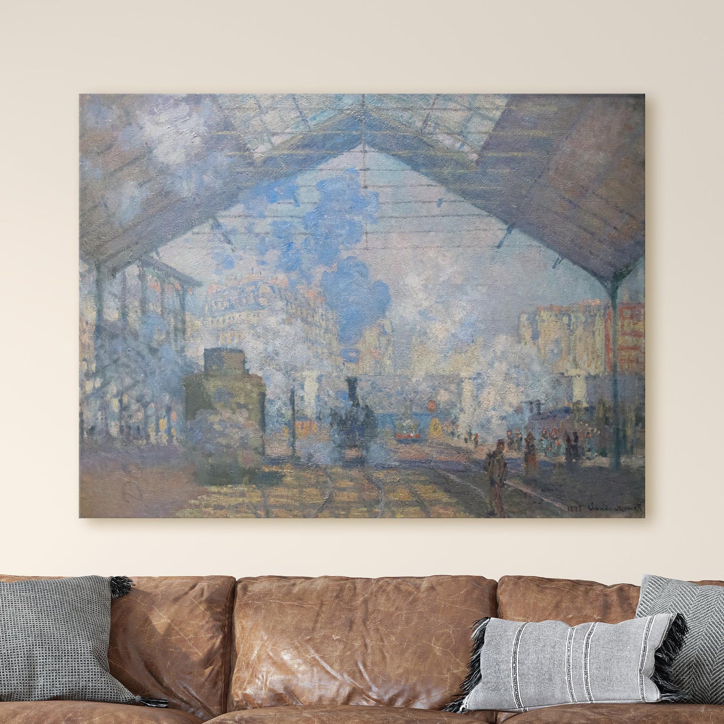 La Gare Saint-Lazare (1877) - Claude Monet