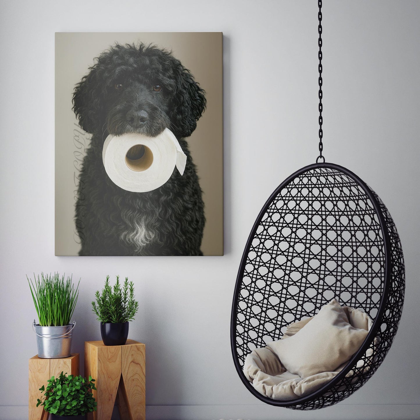 Portuguese Water Dog Toilet Paper