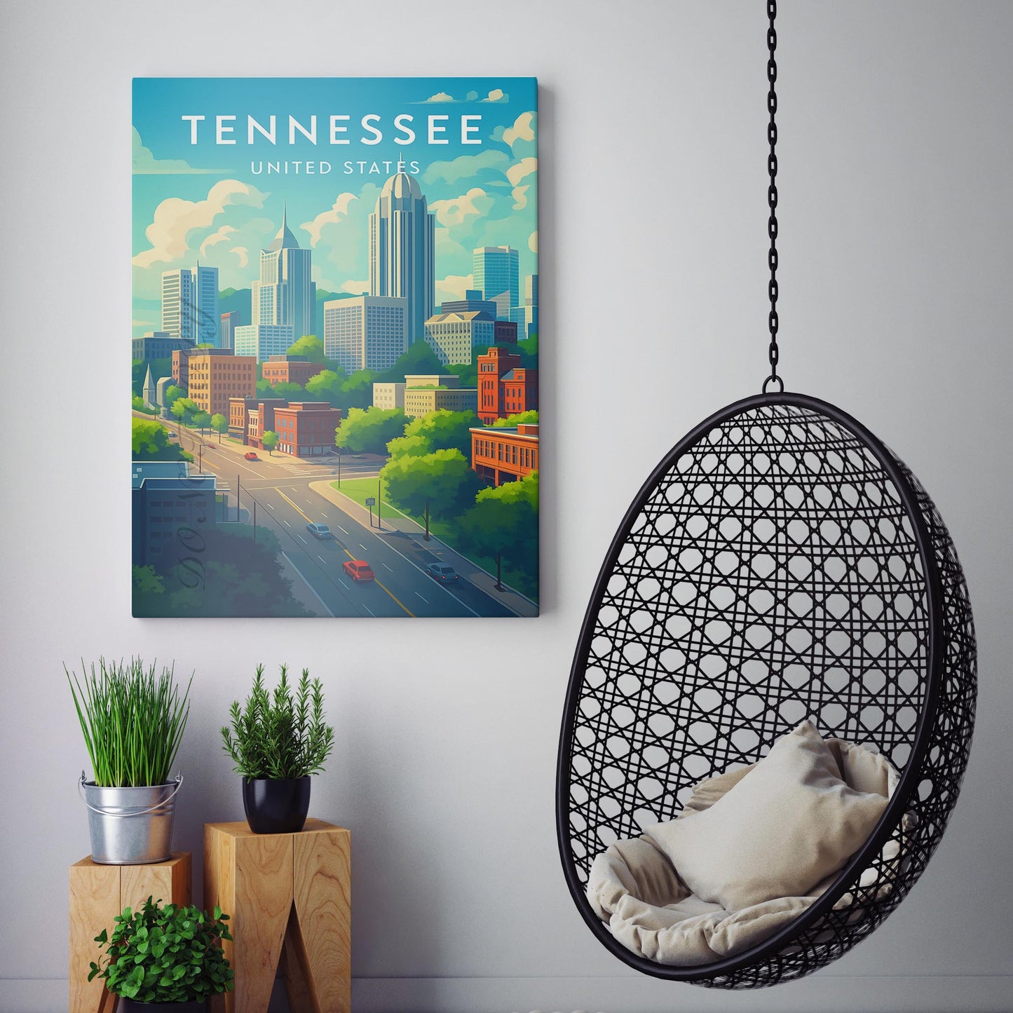 Tennessee Vintage Travel Poster