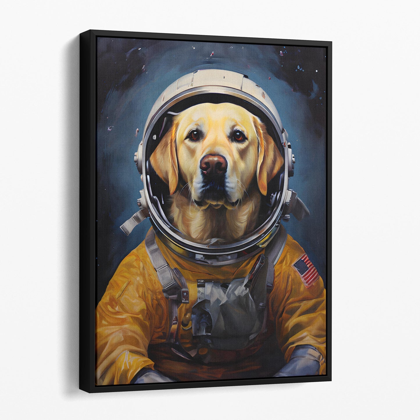 Yellow Labrador Astronaut