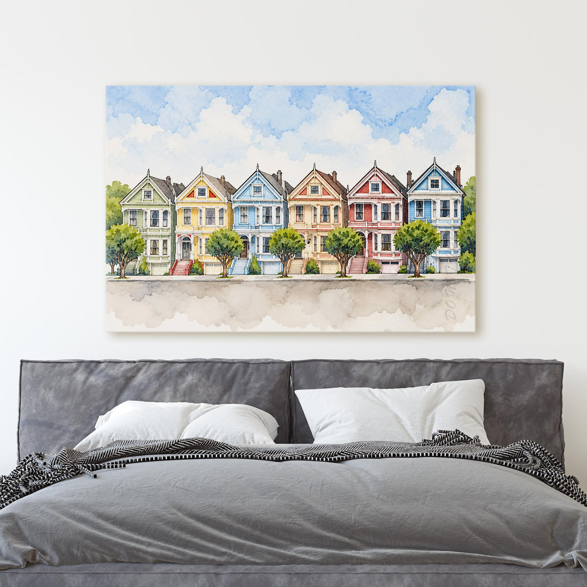 Painted Ladies Row Houses, San Francisco