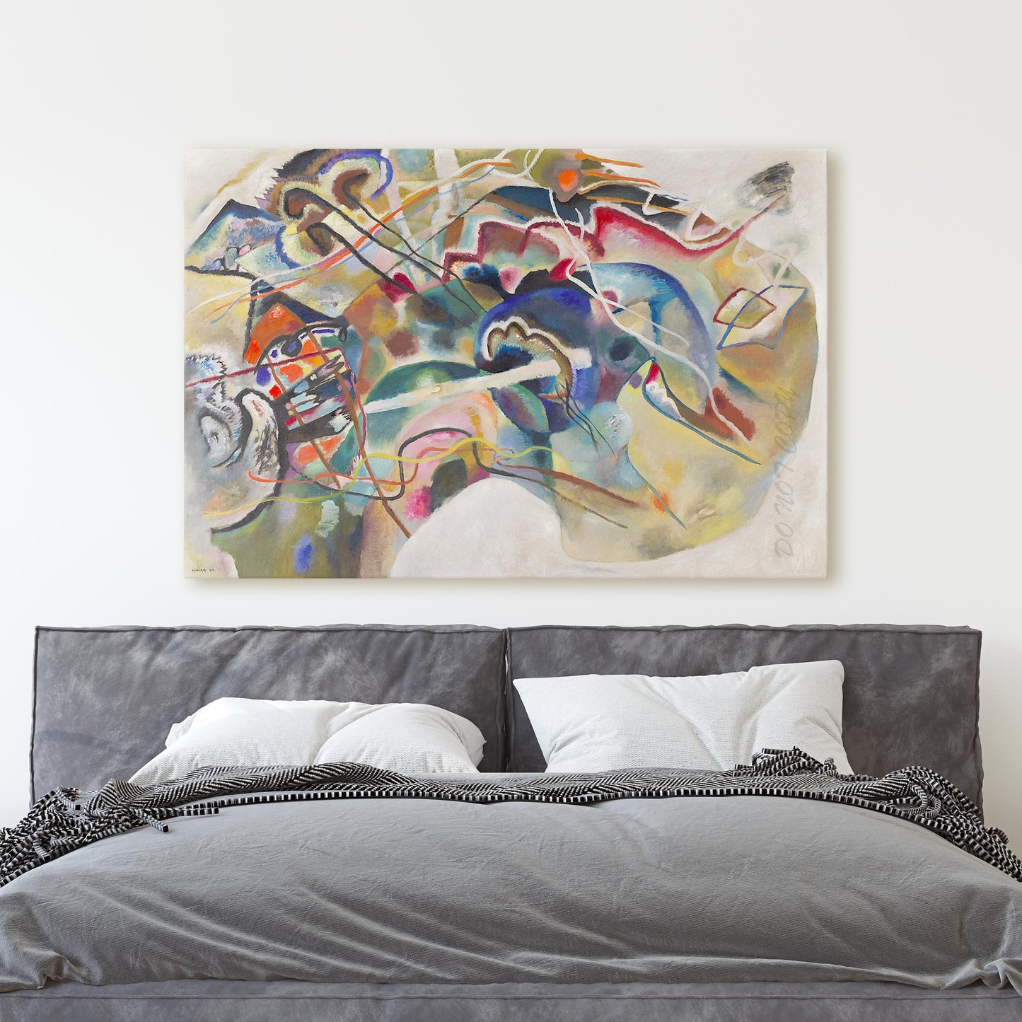 Painting with White Border by Kandinsky