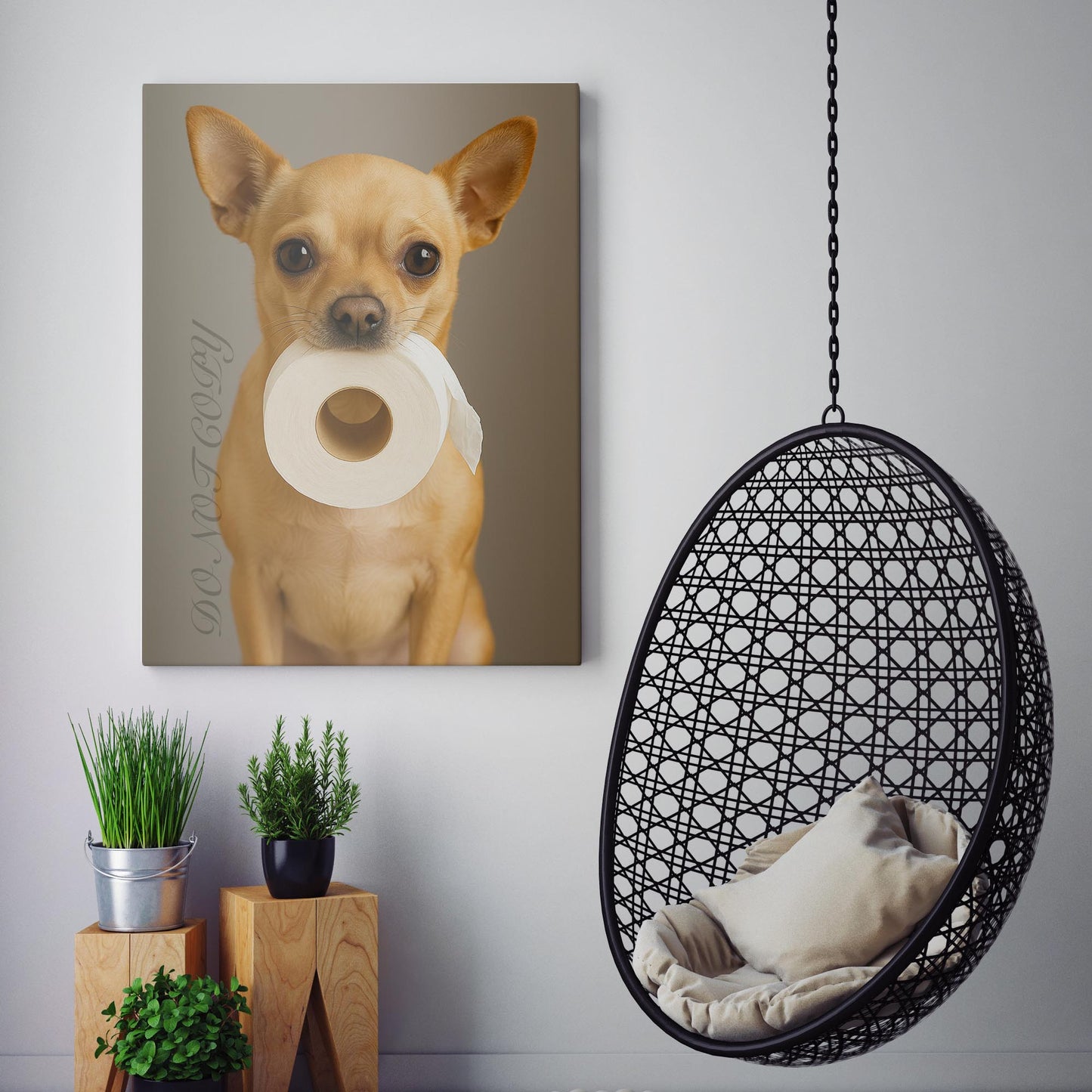 Chihuahua Dog Toilet Paper