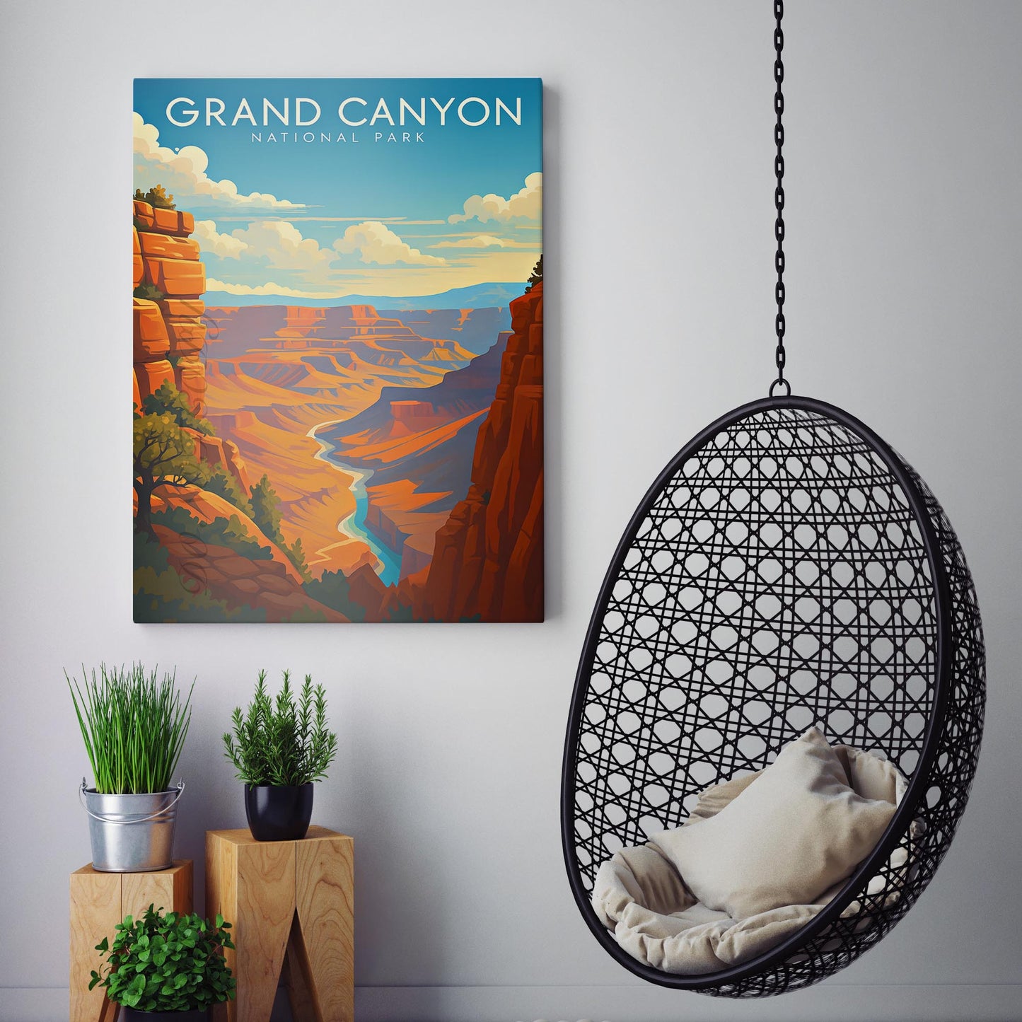 Grand Canyon Vintage Travel Poster