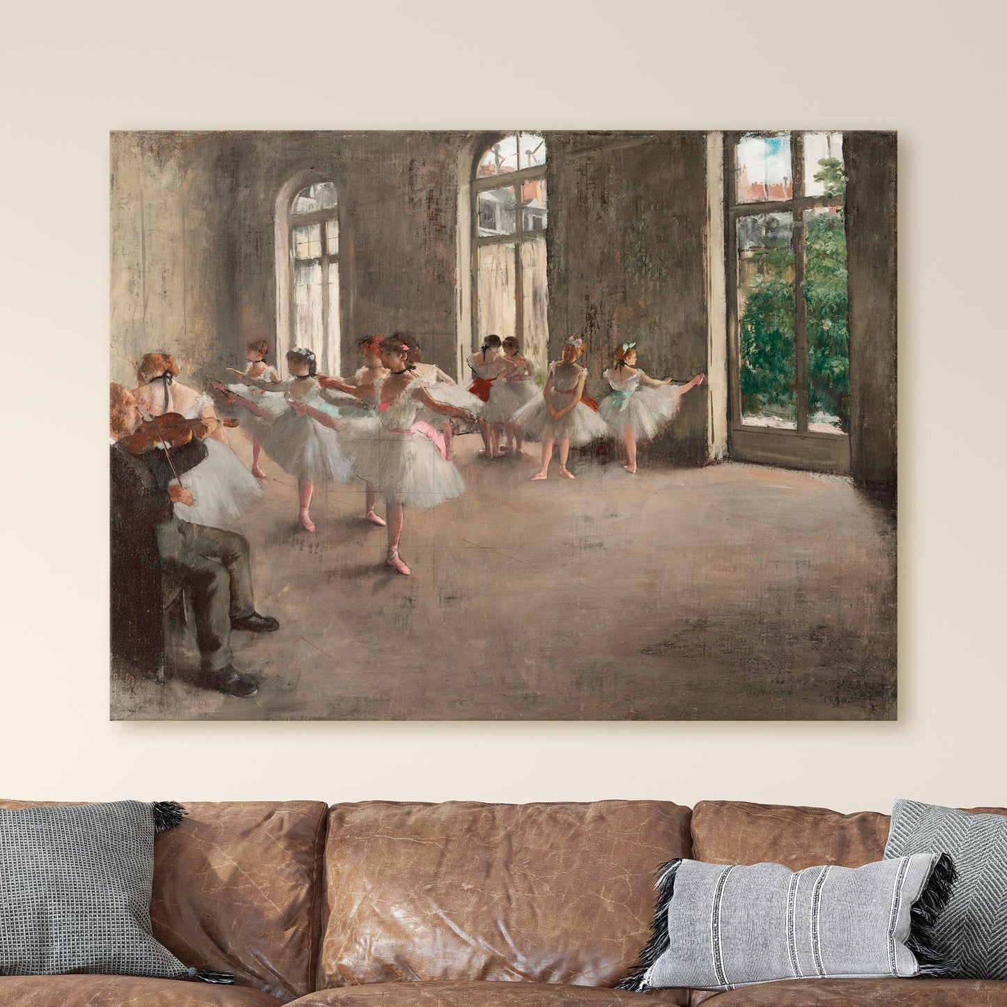 The Rehearsal by Edgar Degas