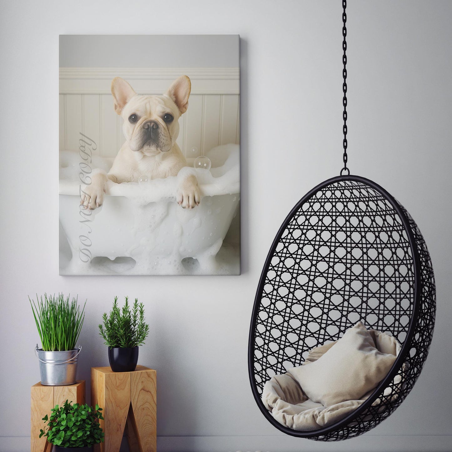 French Bulldog Bubble Bath II