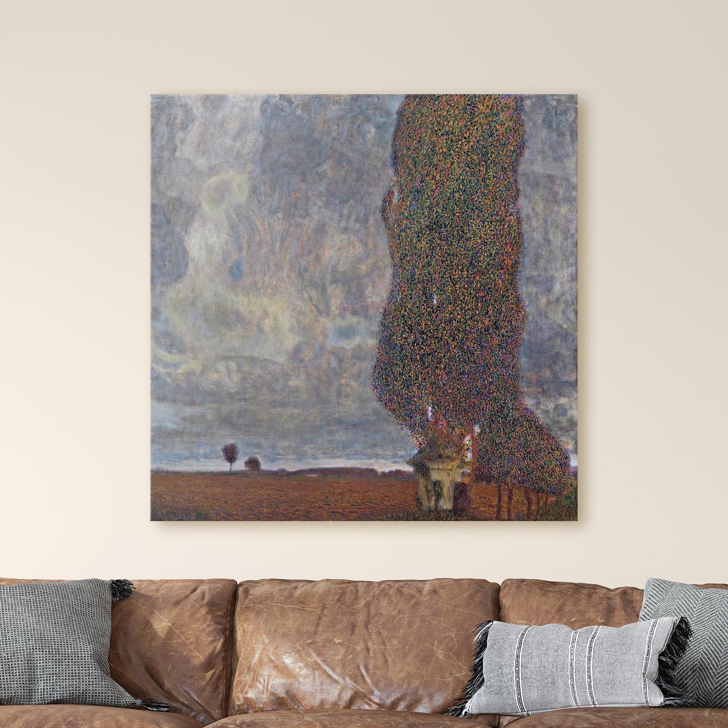 Approaching Thunderstorm (The Large Poplar II) 1903 by Gustav Klimt