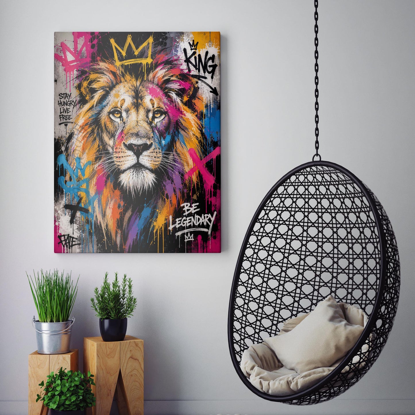 Graffiti Lion King