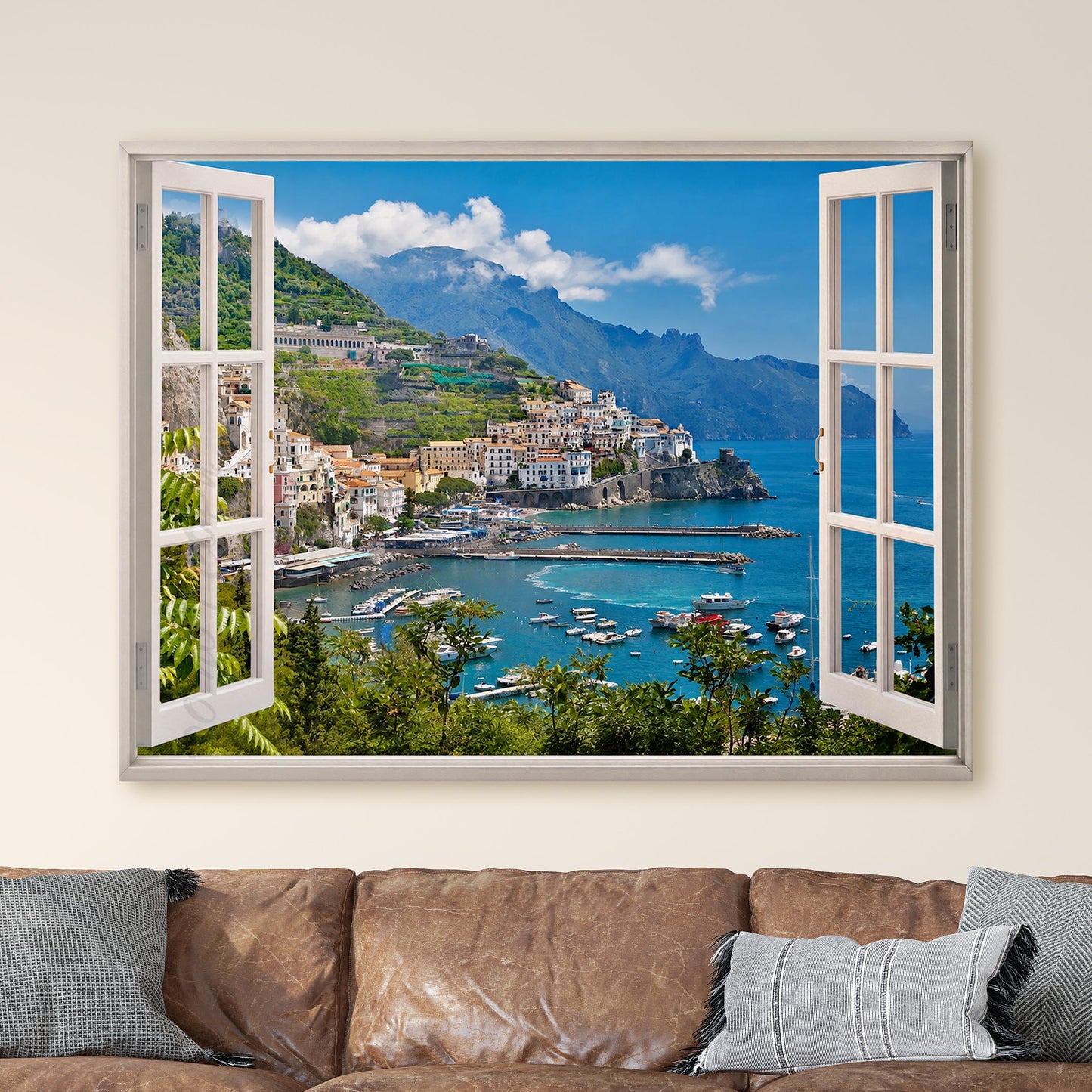 Open Window To The Amalfi Coast
