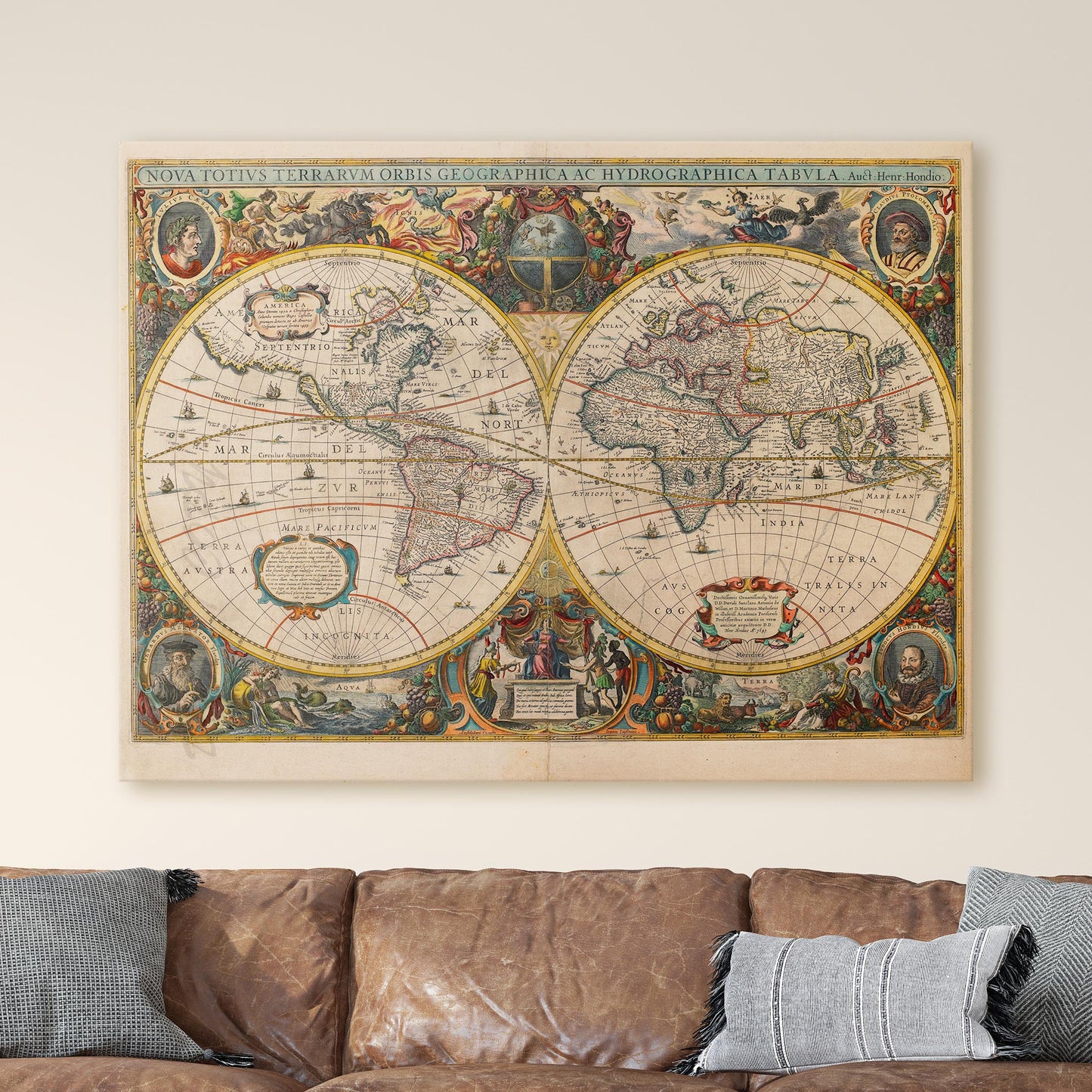 New Map of the World, 1641