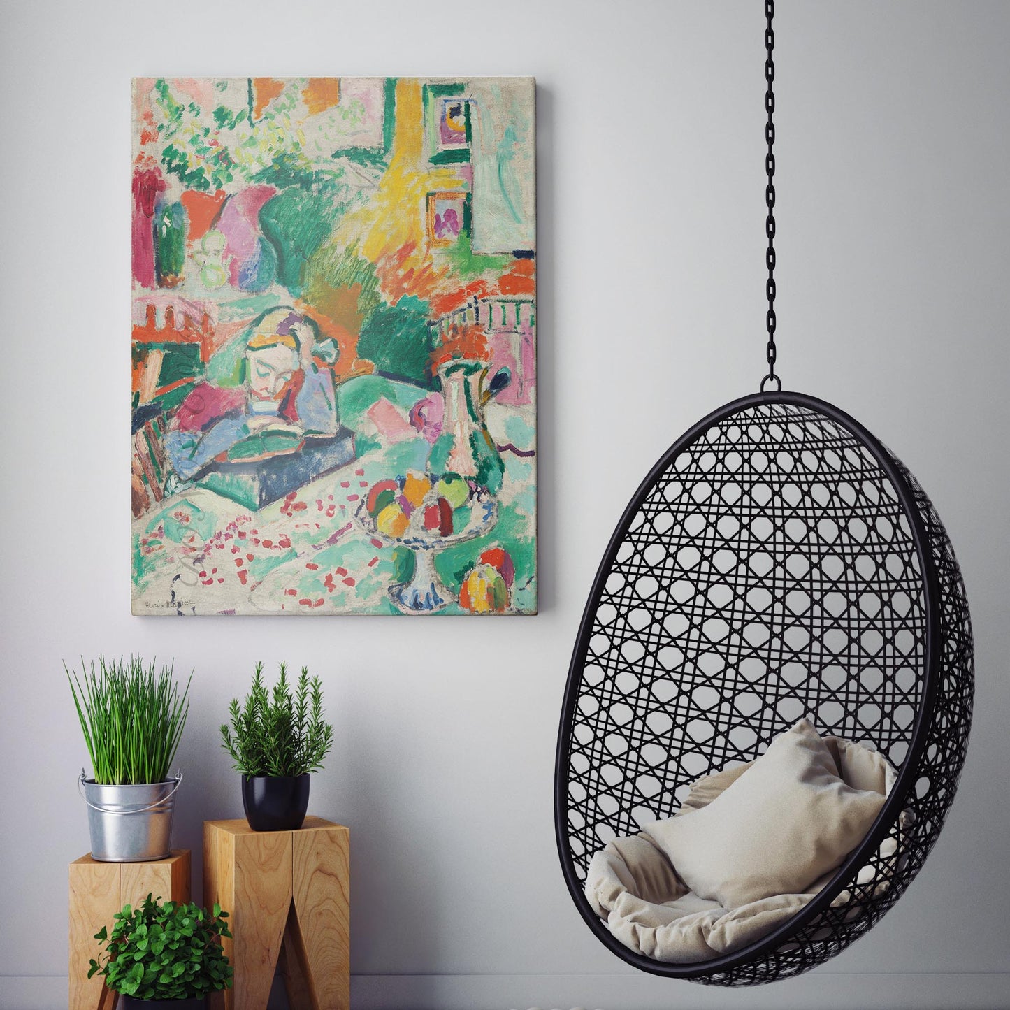 Interior with a Young Girl 1905 by Henri Matisse