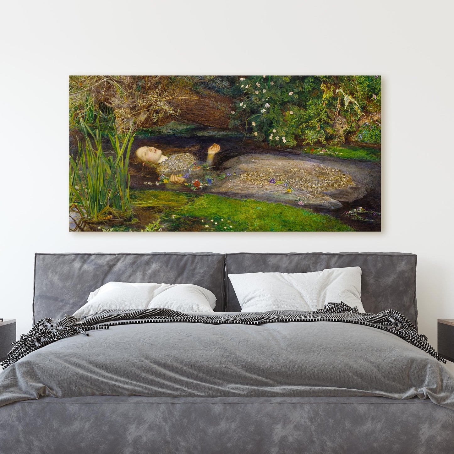 Ophelia from William Shakespeare's Play Hamlet by John Everett Millais