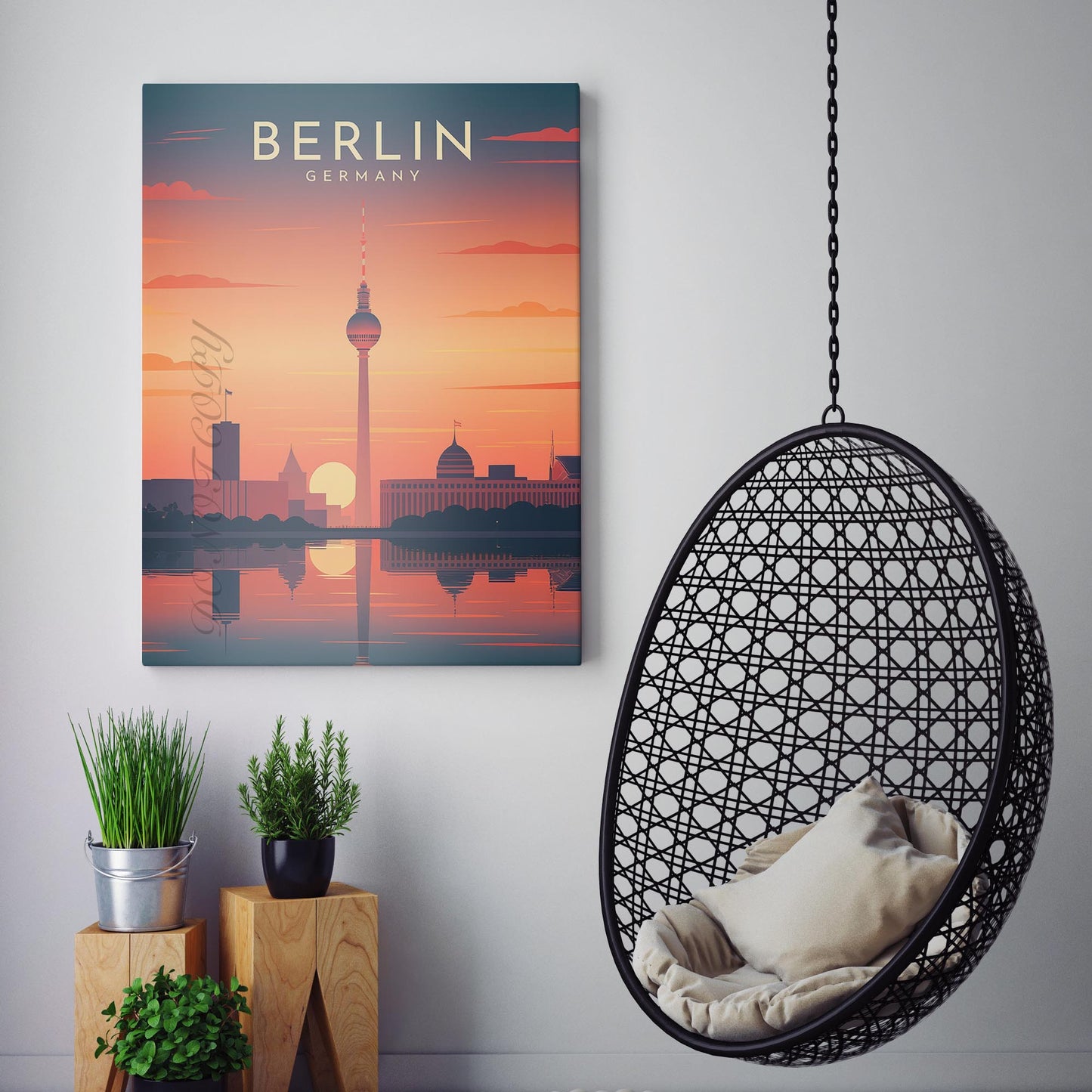 Berlin Germany Travel Poster