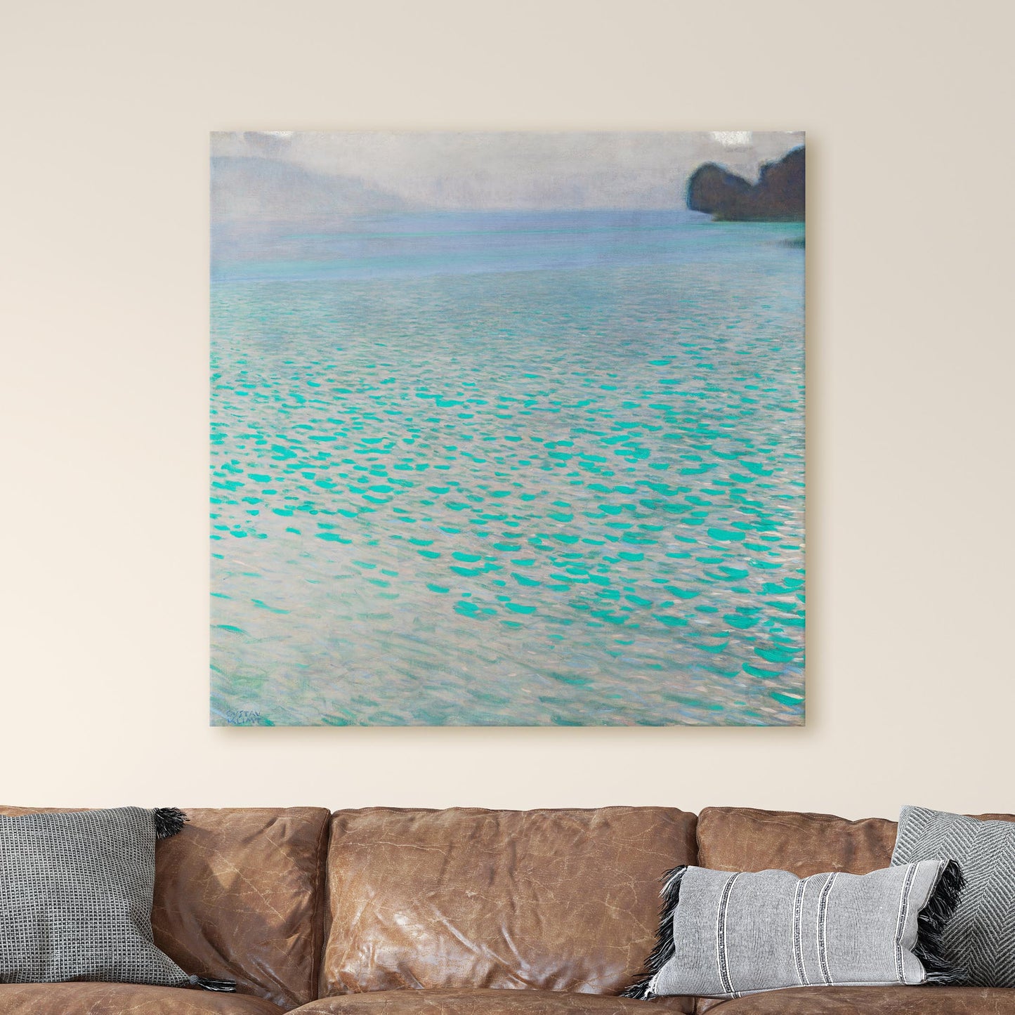 Attersee (Lake Attersee) by Gustav Klimt