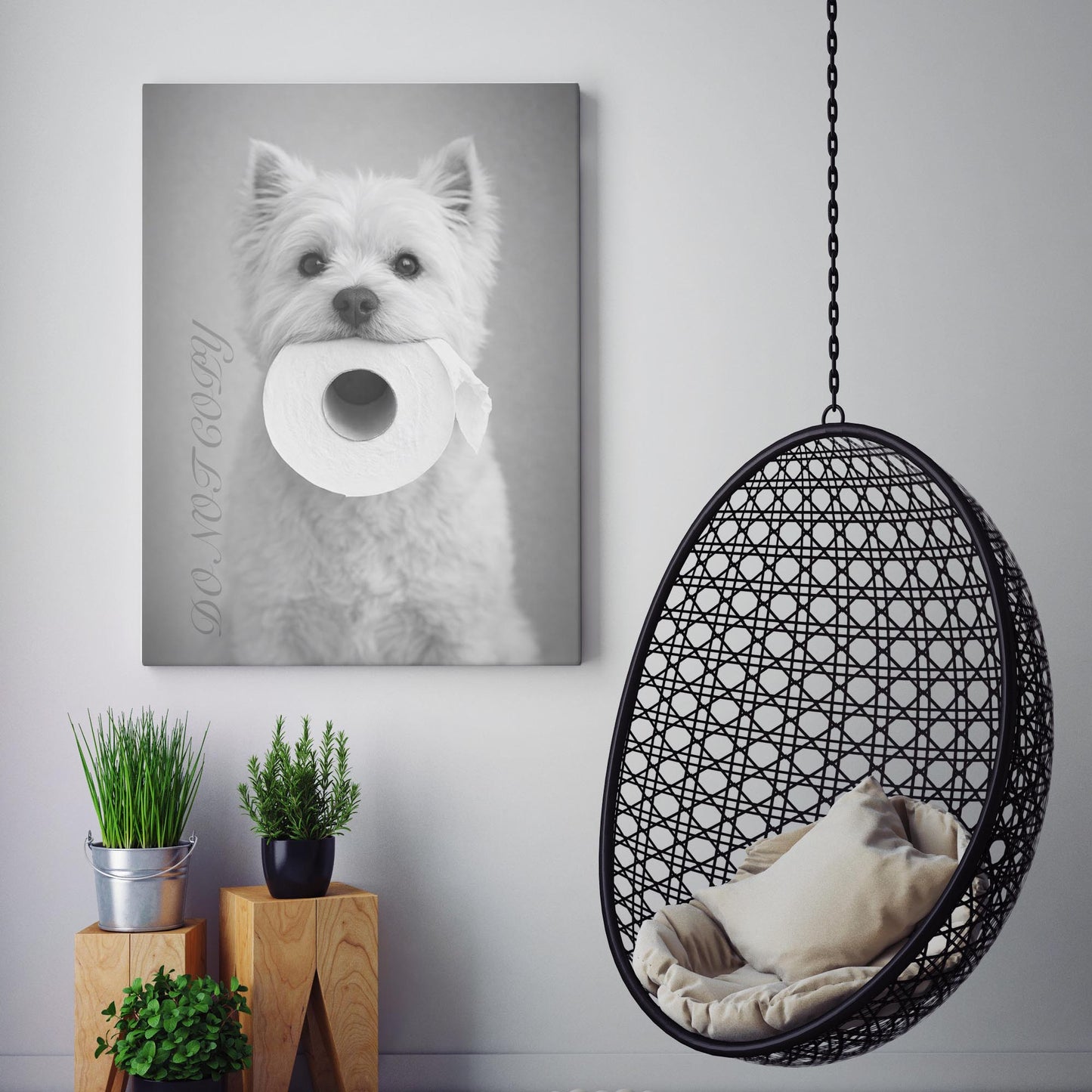 West Highland White Terrier Dog Toilet Paper