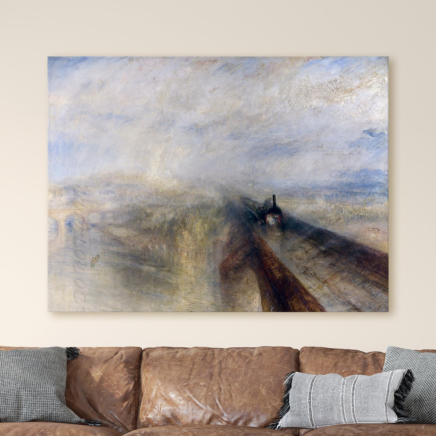 Rain Steam and Speed the Great Western Railway by JMW Turner