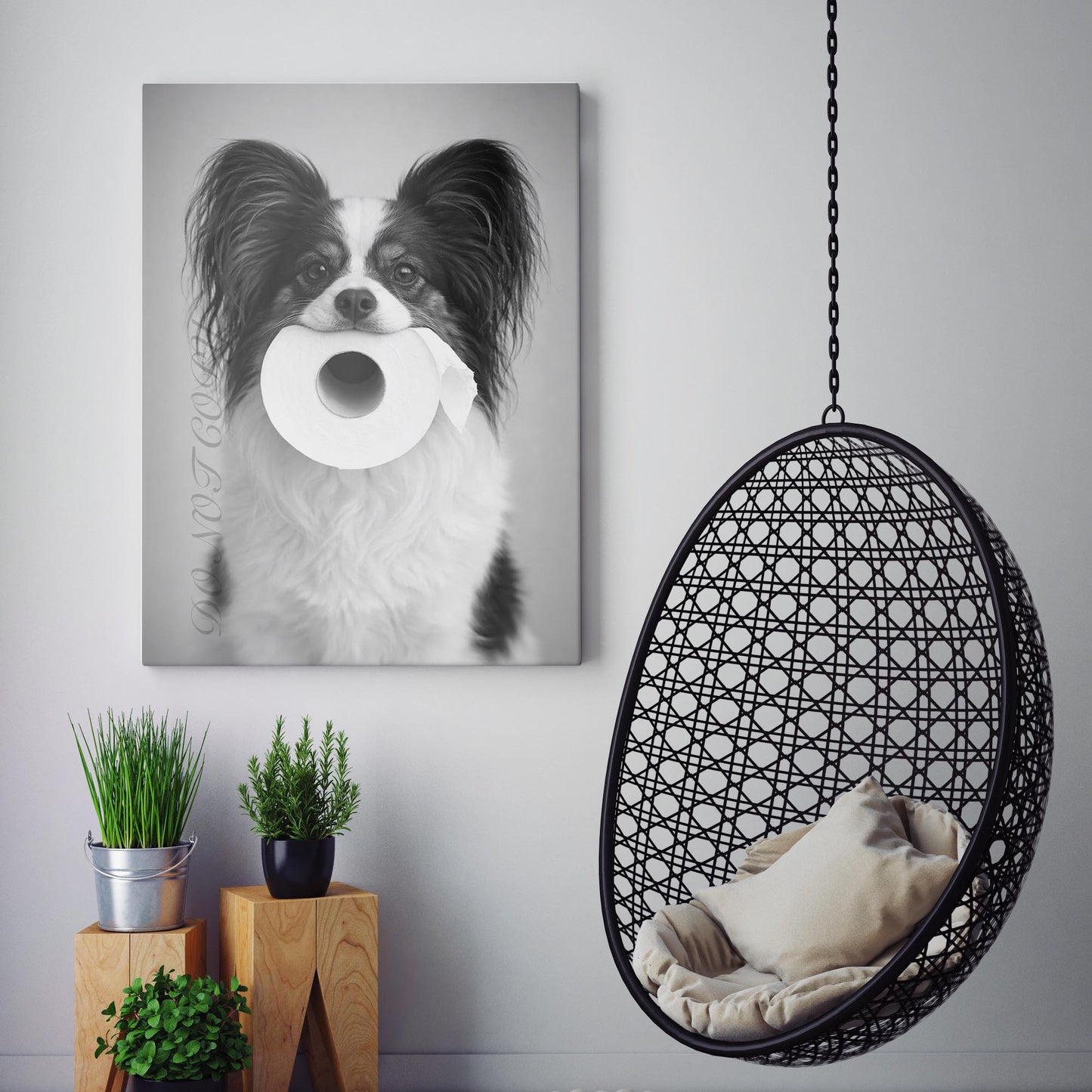 Papillon Dog Toilet Paper