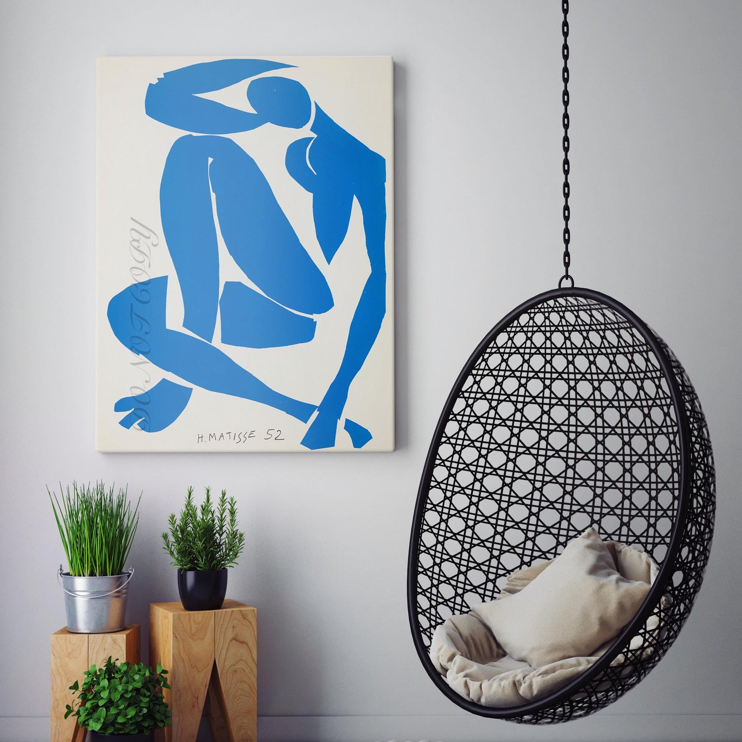Blue Nude IV (Nu Bleu IV) - Henri Matisse