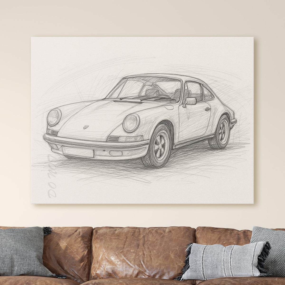 Porsche 911 Illustration