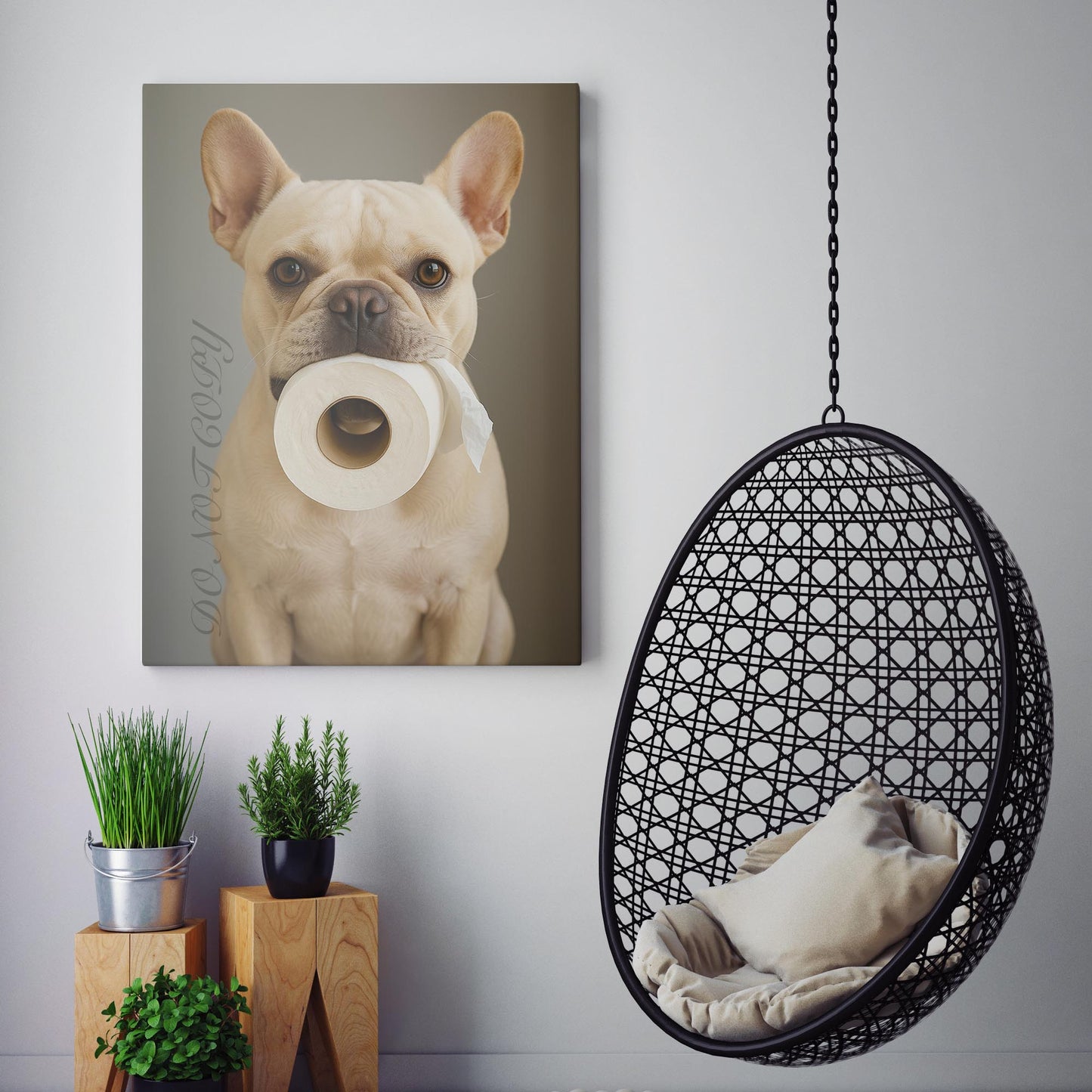 French Bulldog Toilet Paper III
