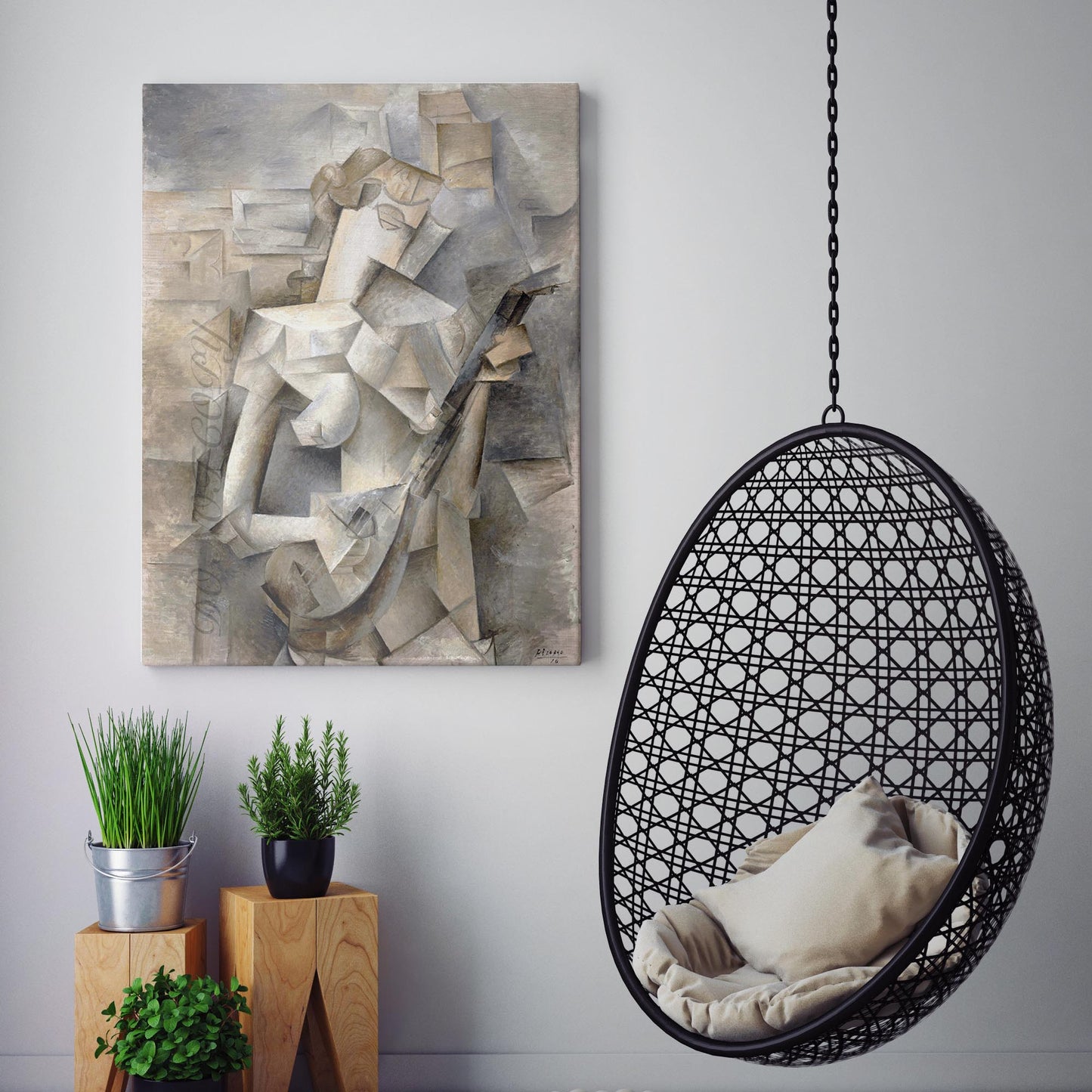 Girl With A Mandolin 1910 by Picasso