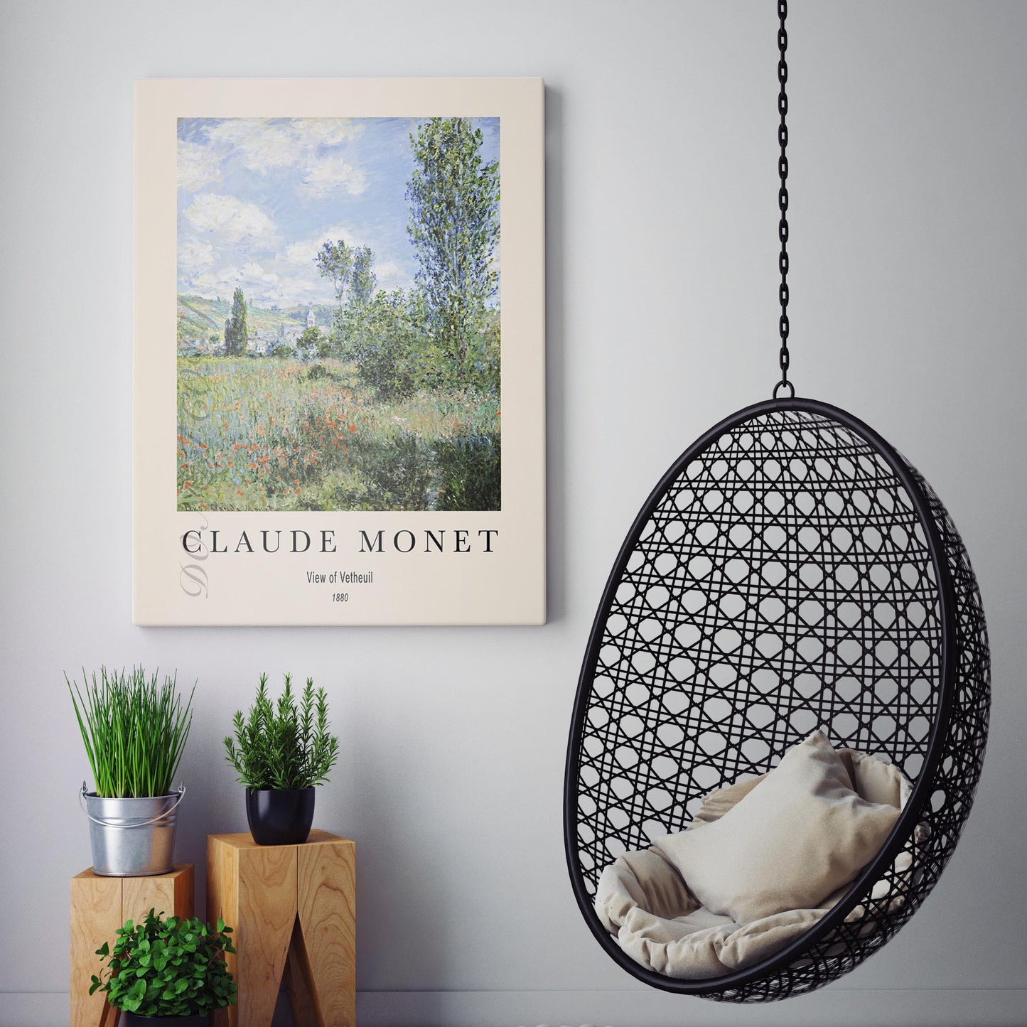 Claude Monet - View of Vetheuil 1880