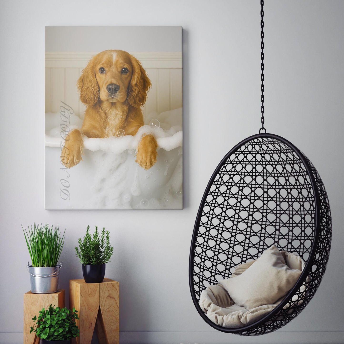 Cocker Spaniel Dog Bubble Bath