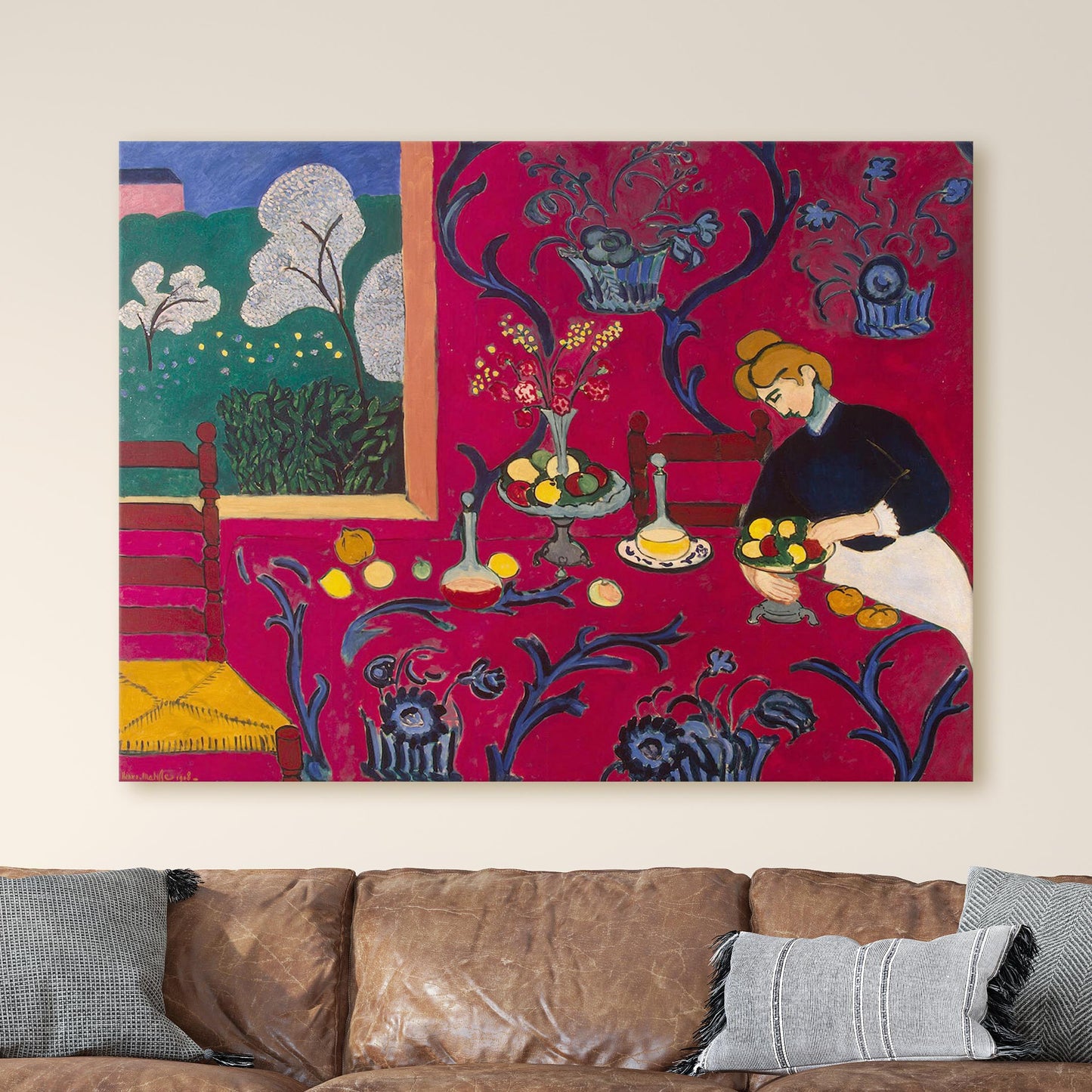 Harmony in Red 1908 by Henri Matisse