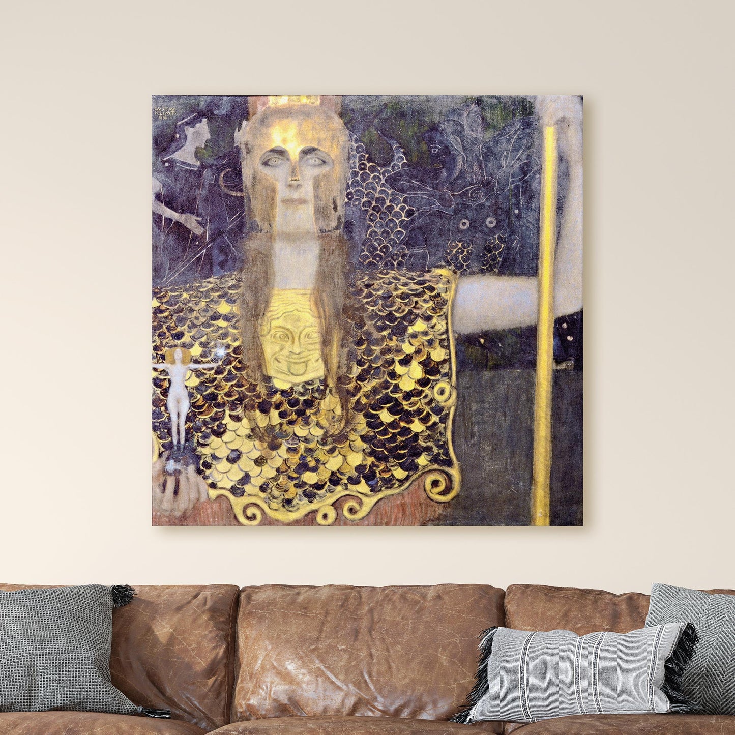 Pallas Athena by Gustav Klimt