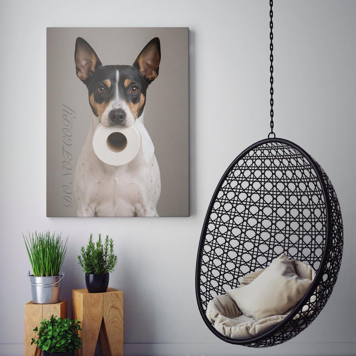 Rat Terrier Dog Toilet Paper