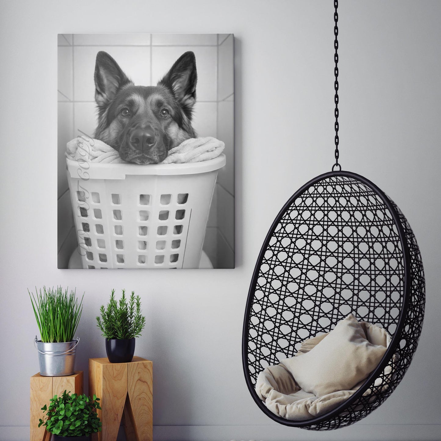 German Shepherd Dog Laundry