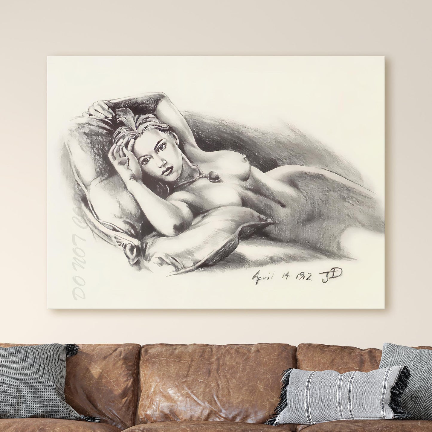 Titanic Rose Portrait Sketch